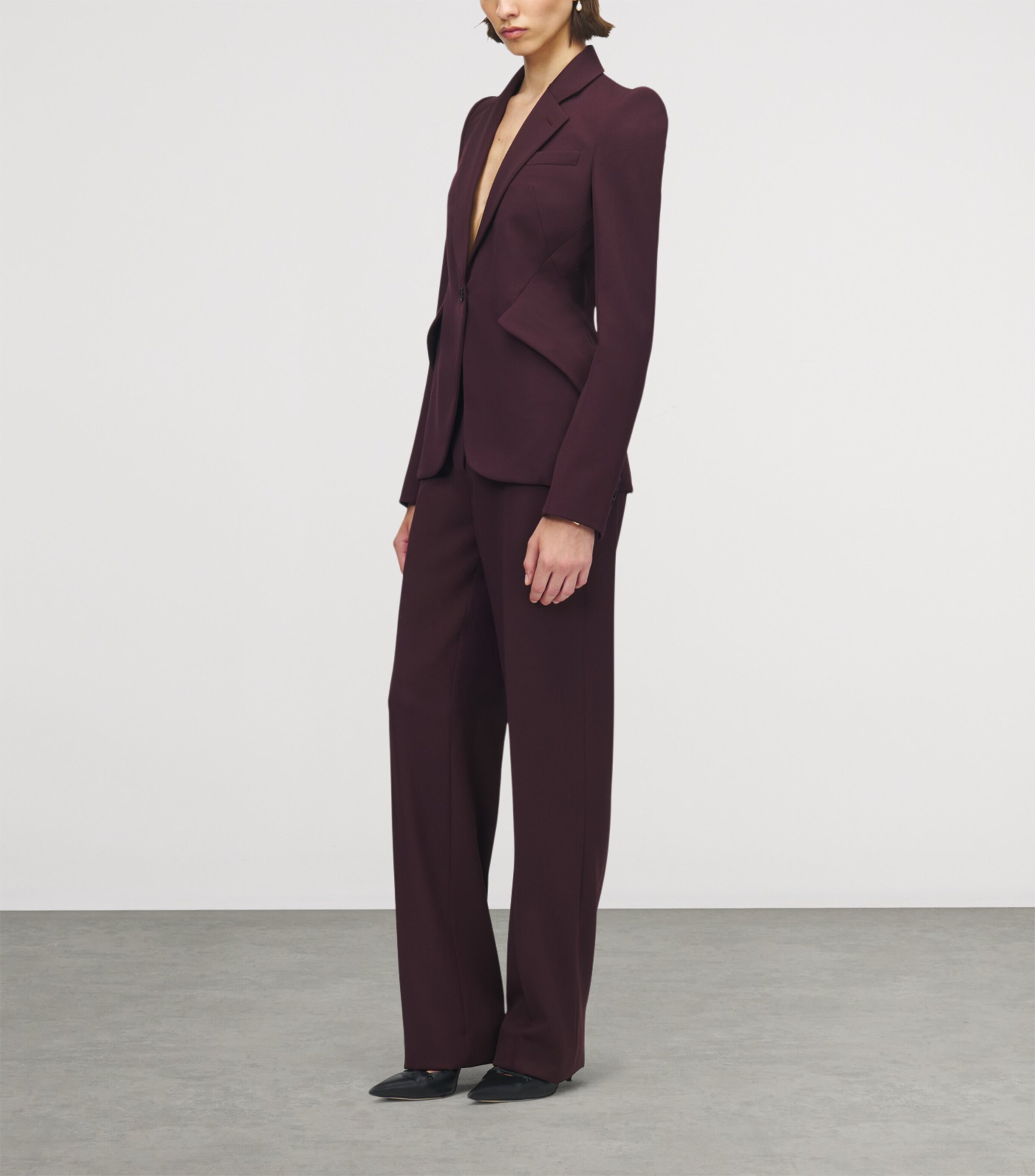 Wool Single-Breasted Blazer 5146 Image 3