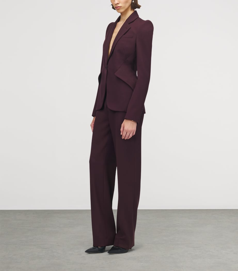 Wool Single-Breasted Blazer 5146 Image 3