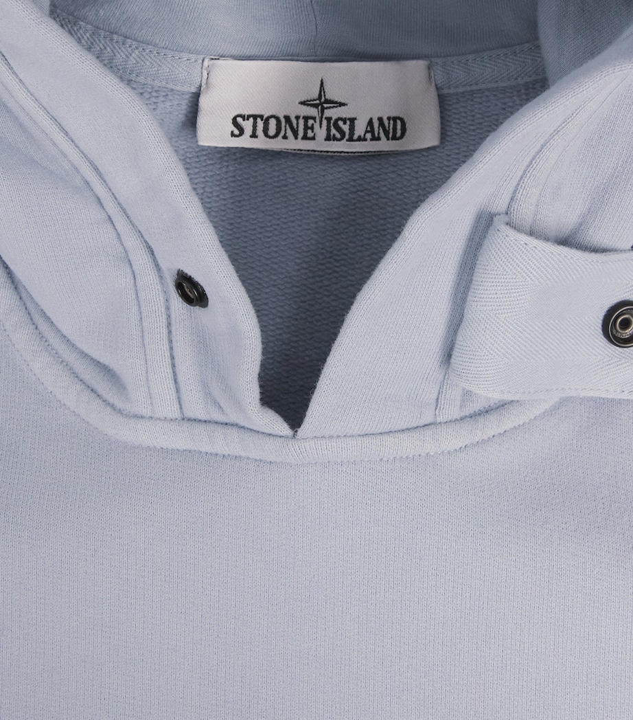 Stone Island Mens Organic Cotton Compass Hoodie Image 6