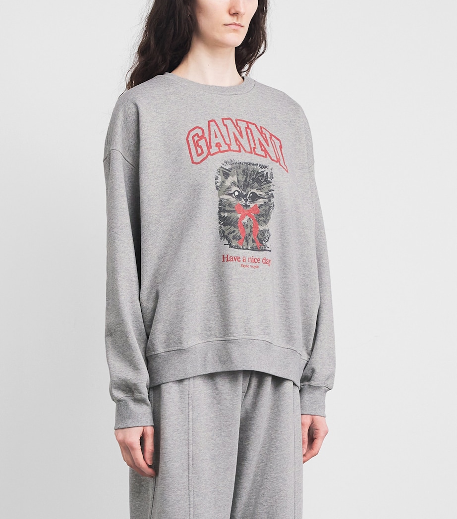 Organic Cotton Margot Kitty Sweatshirt 920 PALOMA Image 3