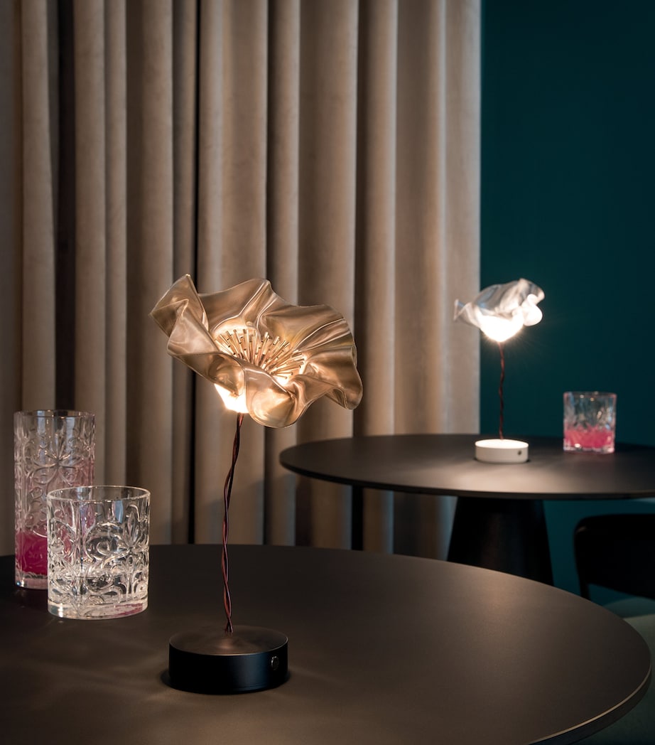 LaFleur Battery Table Lamp GOLD & BLACK Image 12