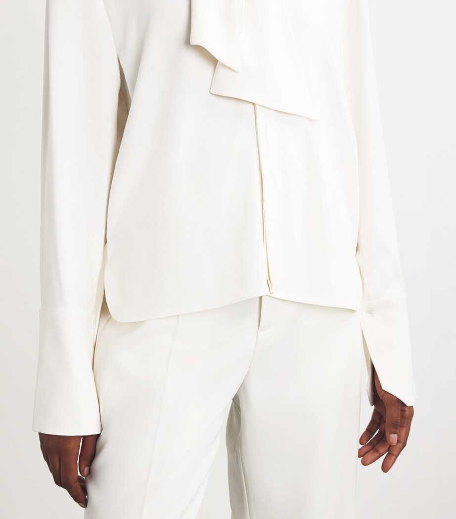 Pussybow Blouse 101 IVORY Image 6