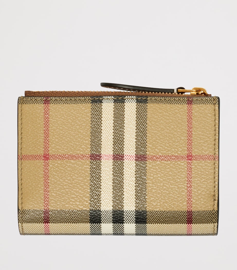 Burberry Check Bifold Wallet Vntg Chk/briar Brown Image 3