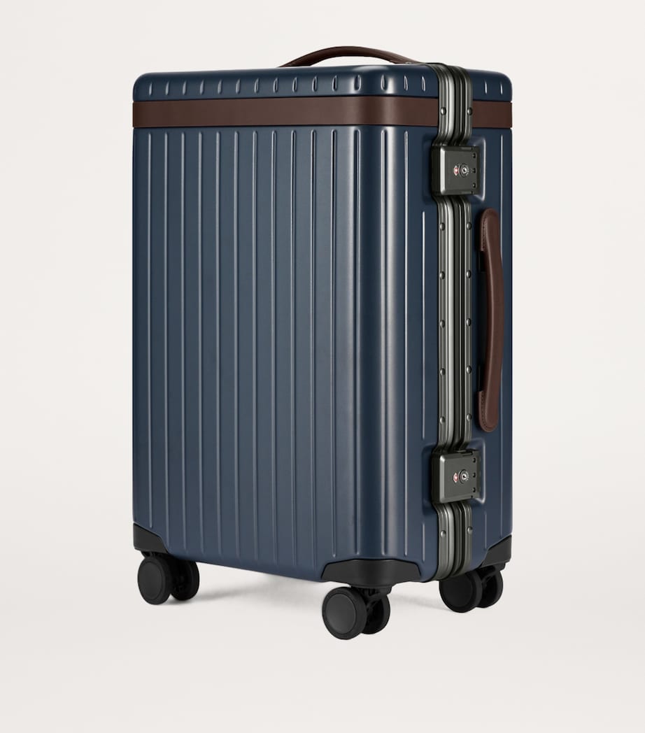x Hackett Carry-On Suitcase (55cm) NAVY/ CHOCOLATE Image 7