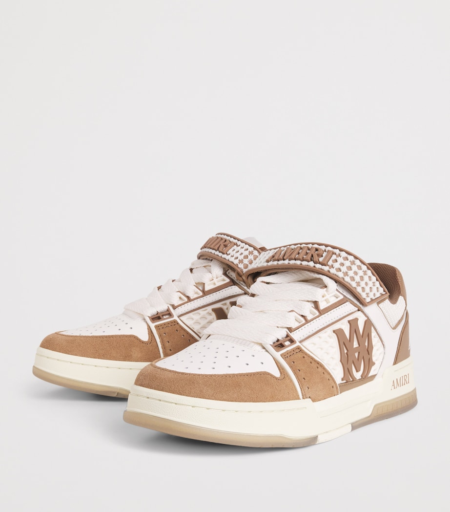 AMIRI Leather MA Skyline Sneakers Tobacco Image 3