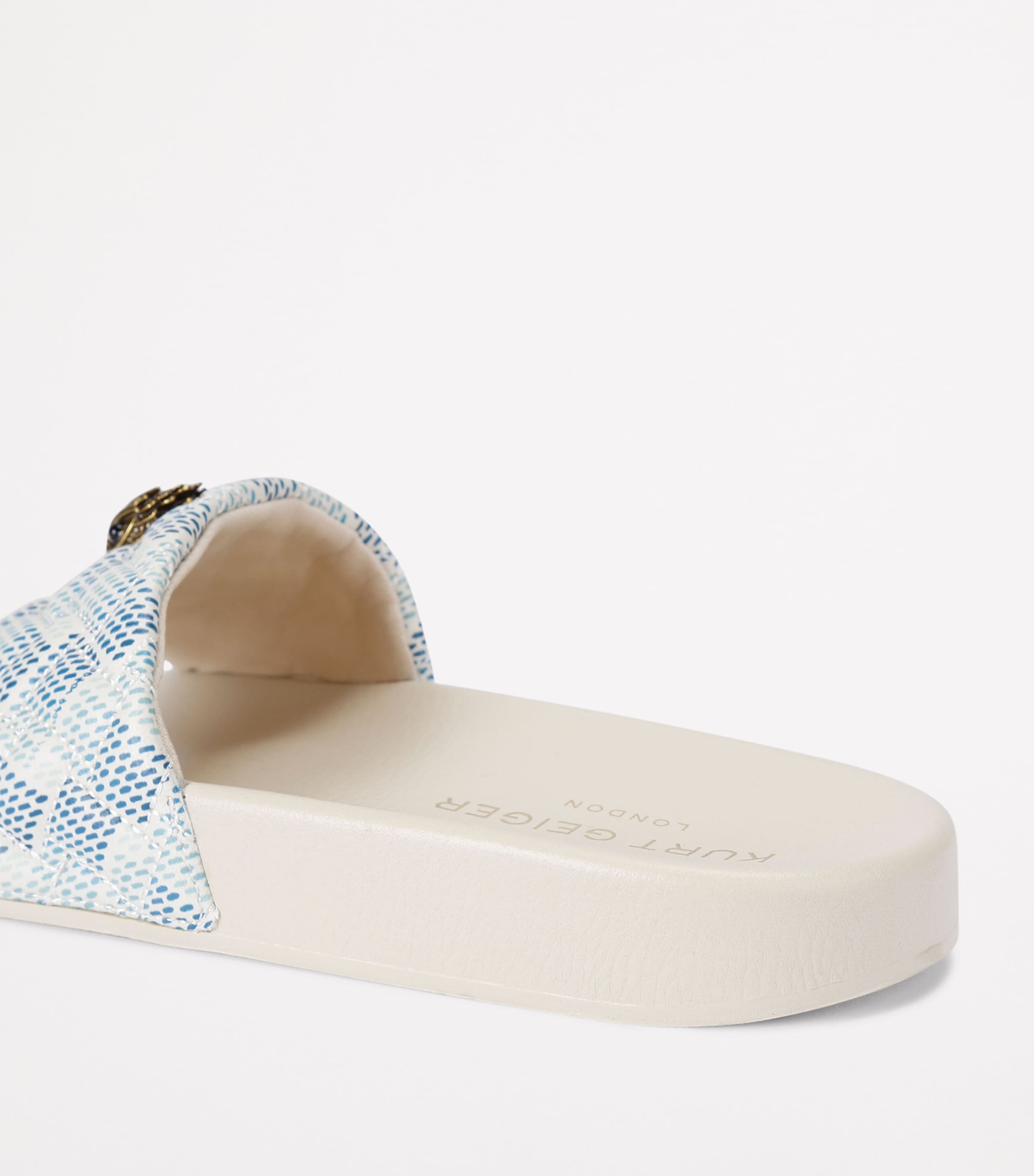 Kurt Geiger London Meena Eagle Slides White/comb Image 2