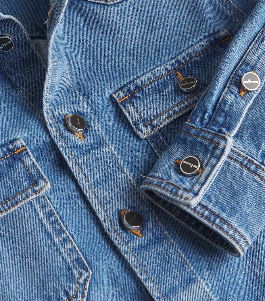 Denim Long-Sleeve Shirt MEDIUM BLUE Image 5