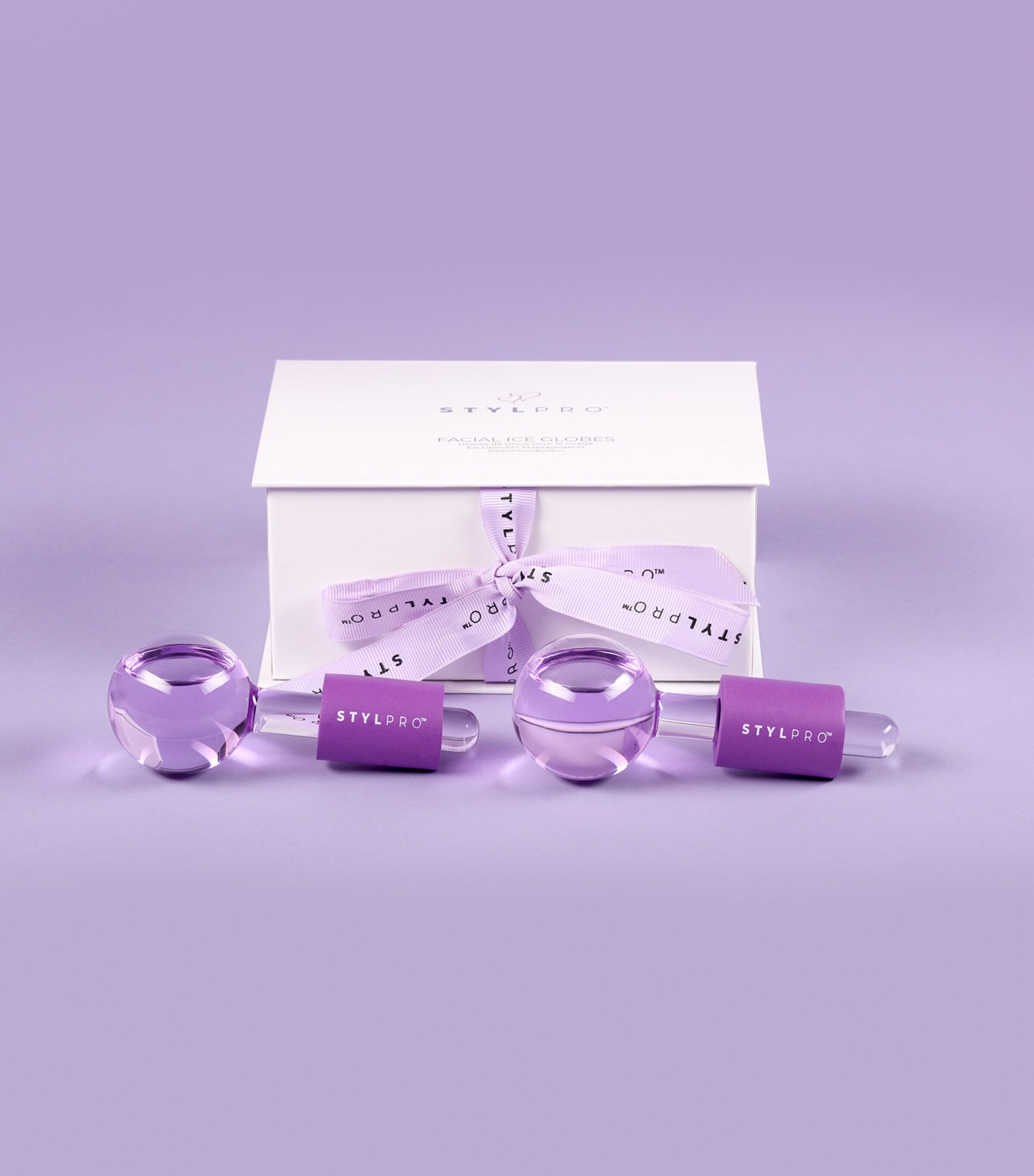 Set of 2 STYLPRO Facial Ice Globes NO COLOUR Image 4