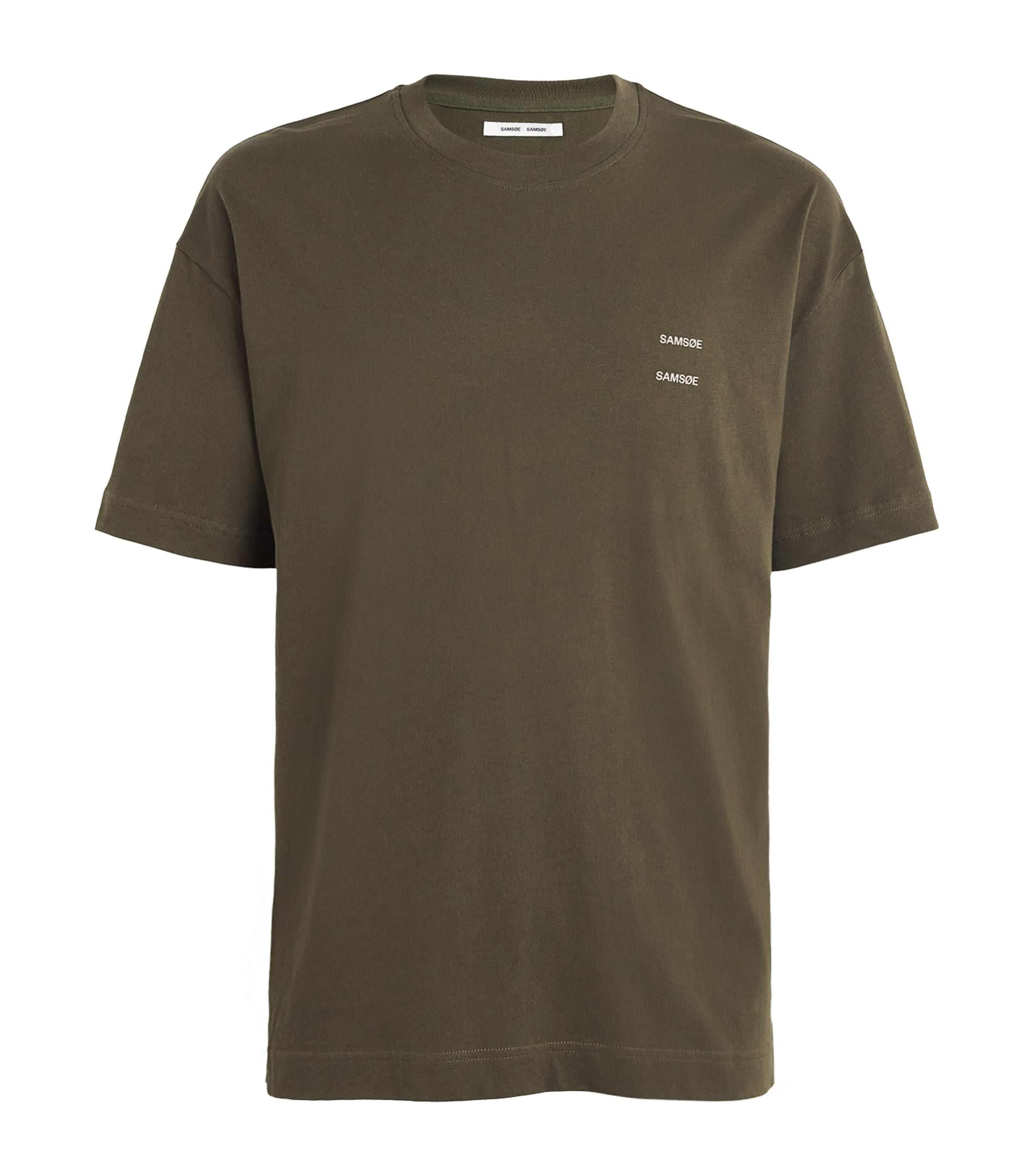 Shop Samsoe & Samsoe Organic Cotton Joel T-shirt In Brown