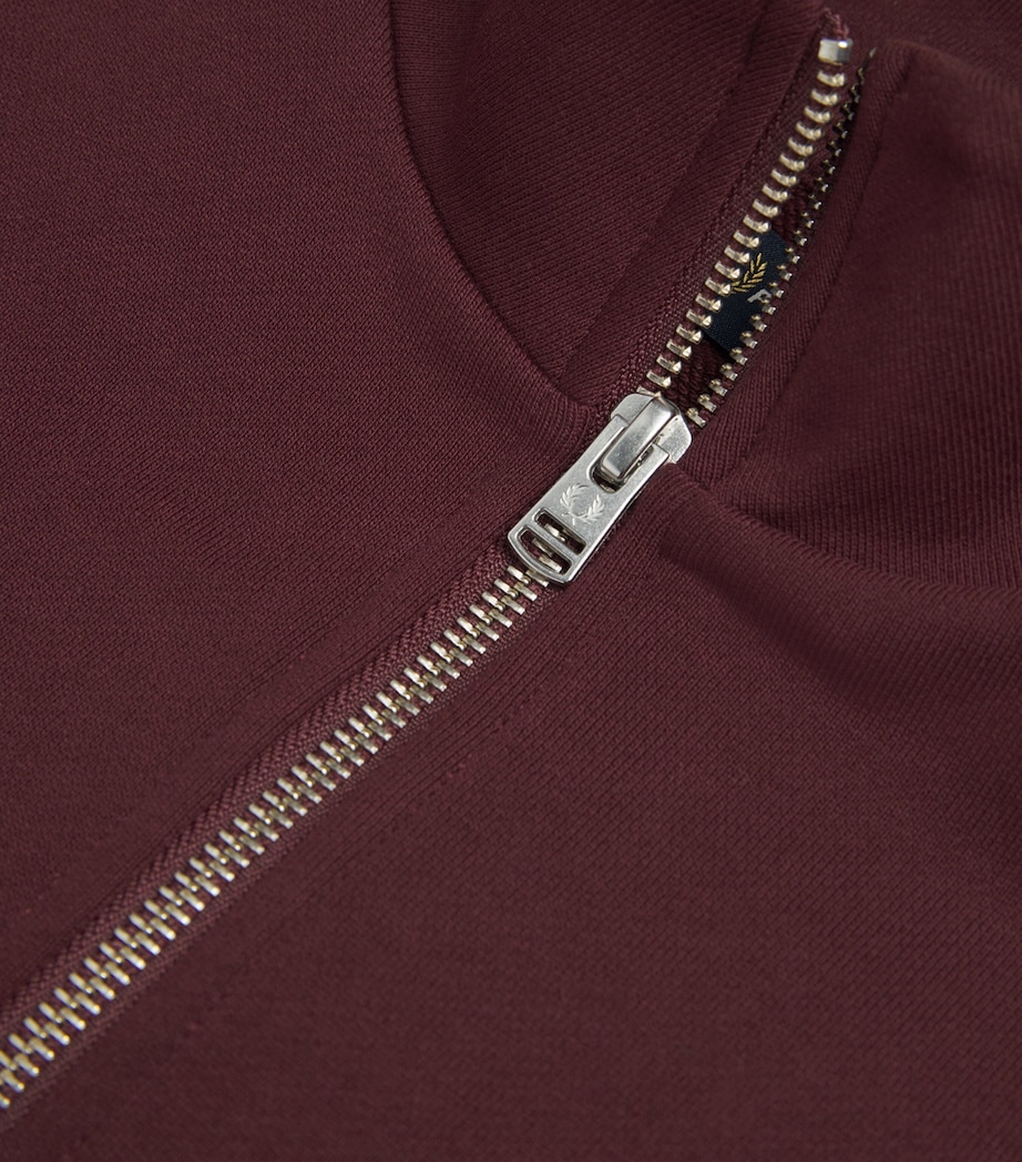 Cotton Half-Zip Sweatshirt Z63-OXBLD/ECR/CRTBLU Image 5