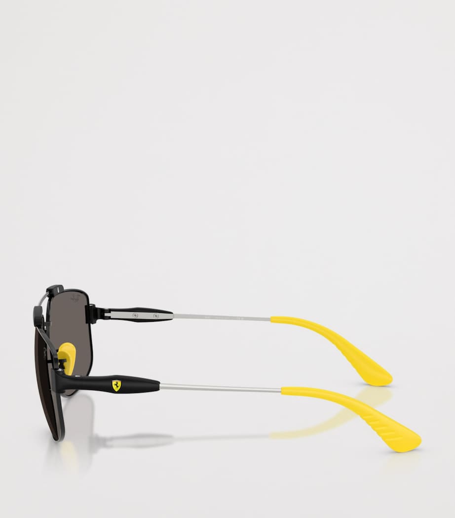 Ray-Ban Scuderia Ferrari Collection Square Sunglasses Black Image 3