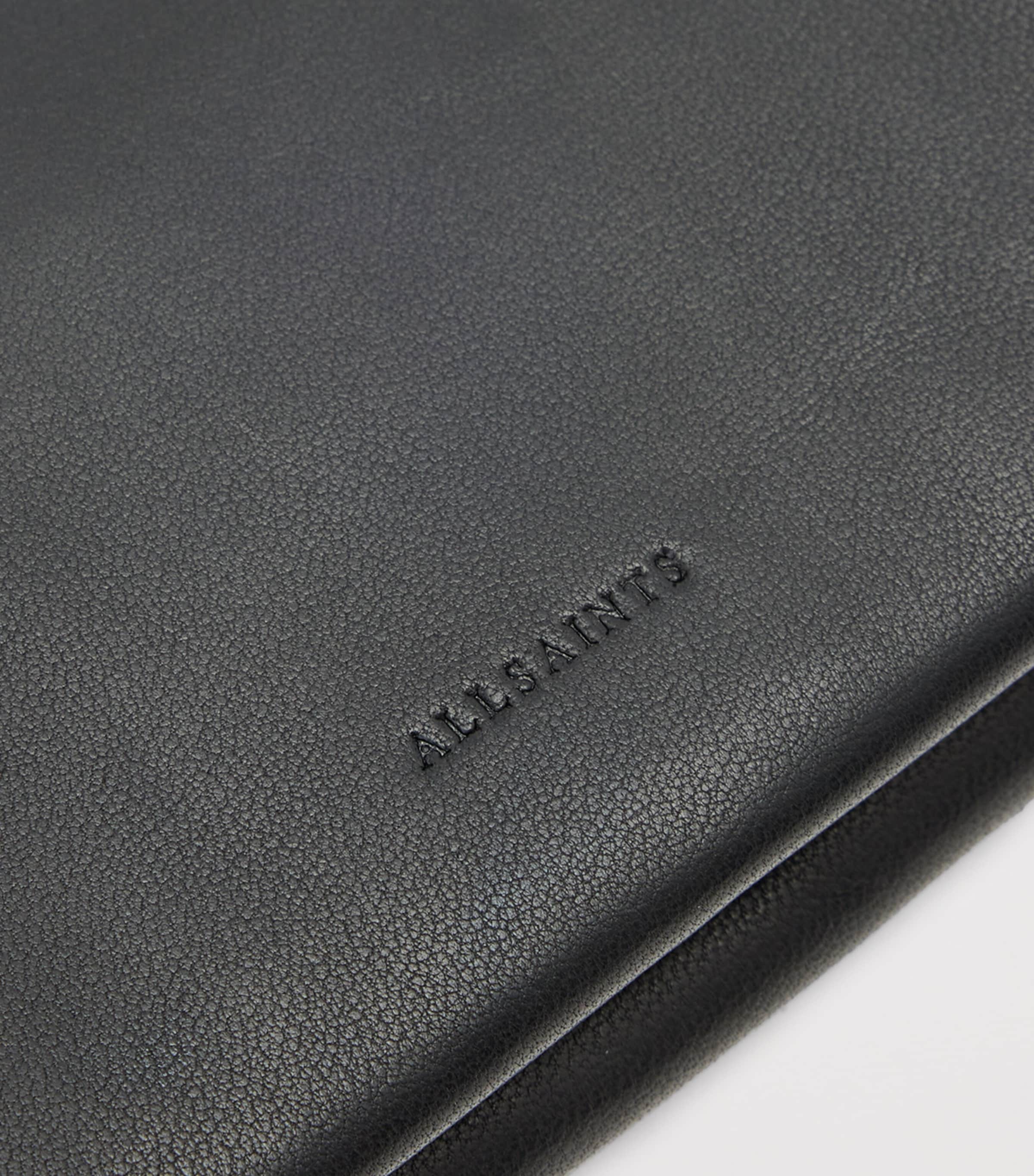 Leather Harluna Wallet BLACK Image 5