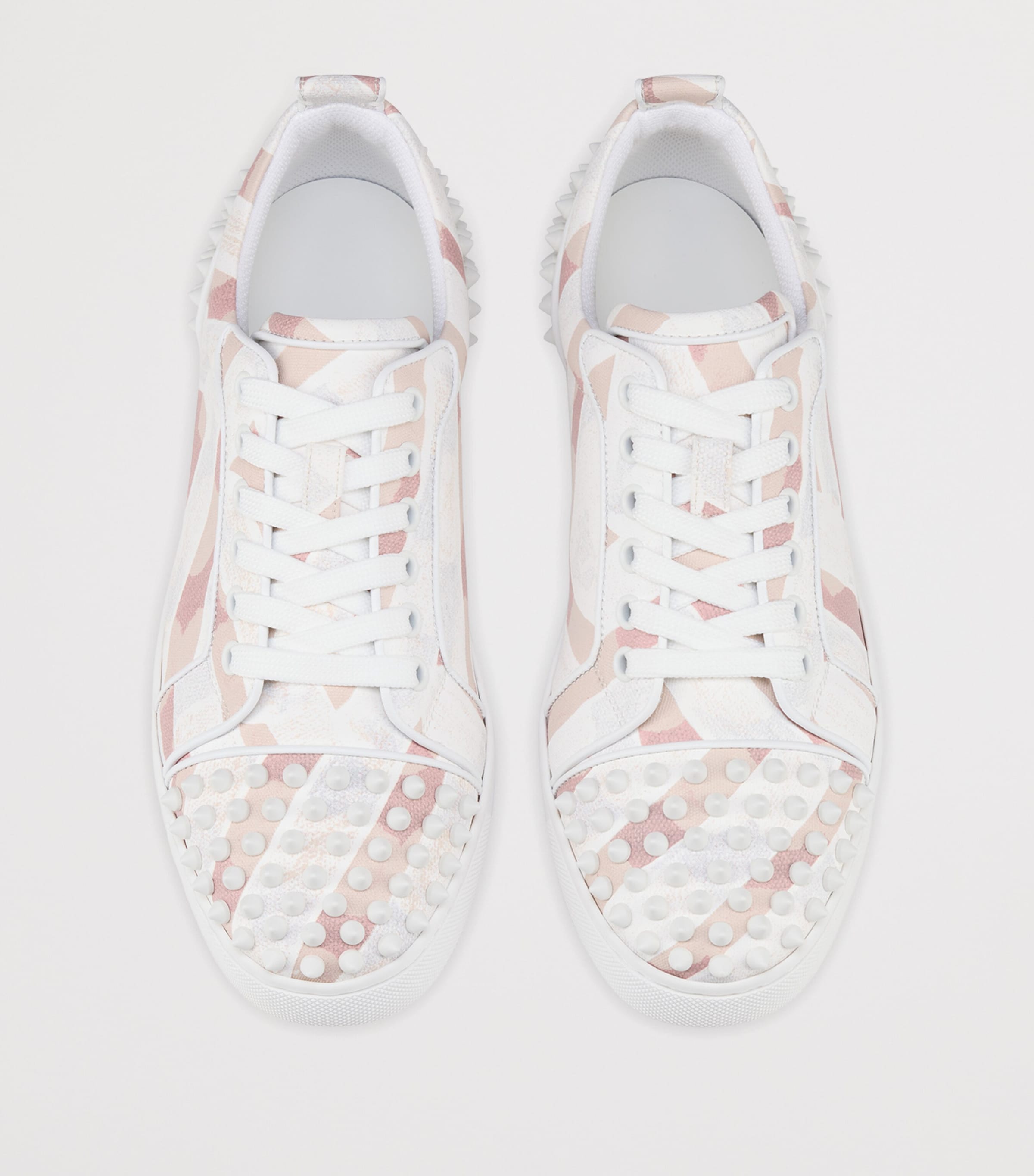 Louise Junior Spikes Cotton-Leather Sneakers 8262 Image 4