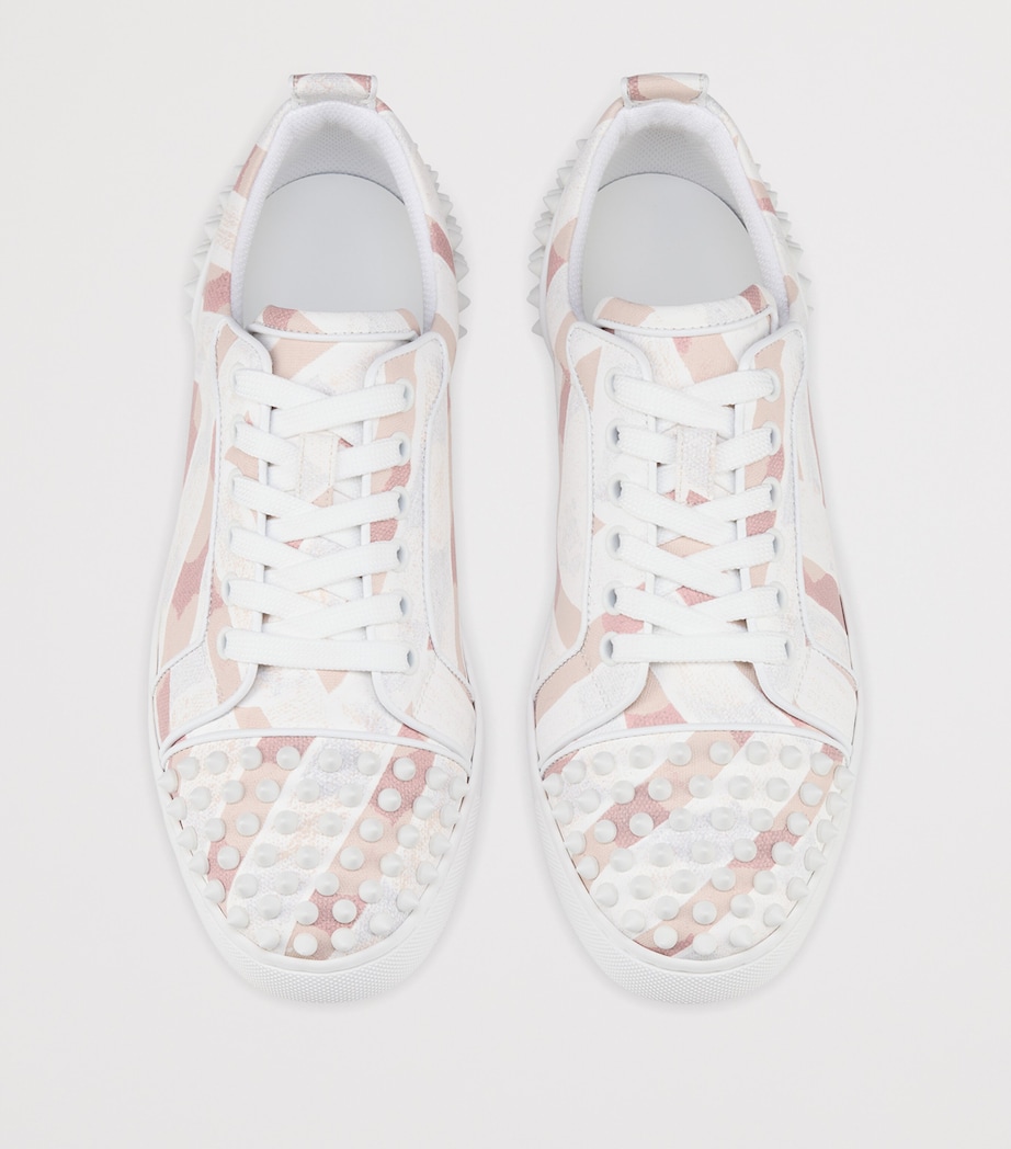 Louise Junior Spikes Cotton-Leather Sneakers 8262 Image 4