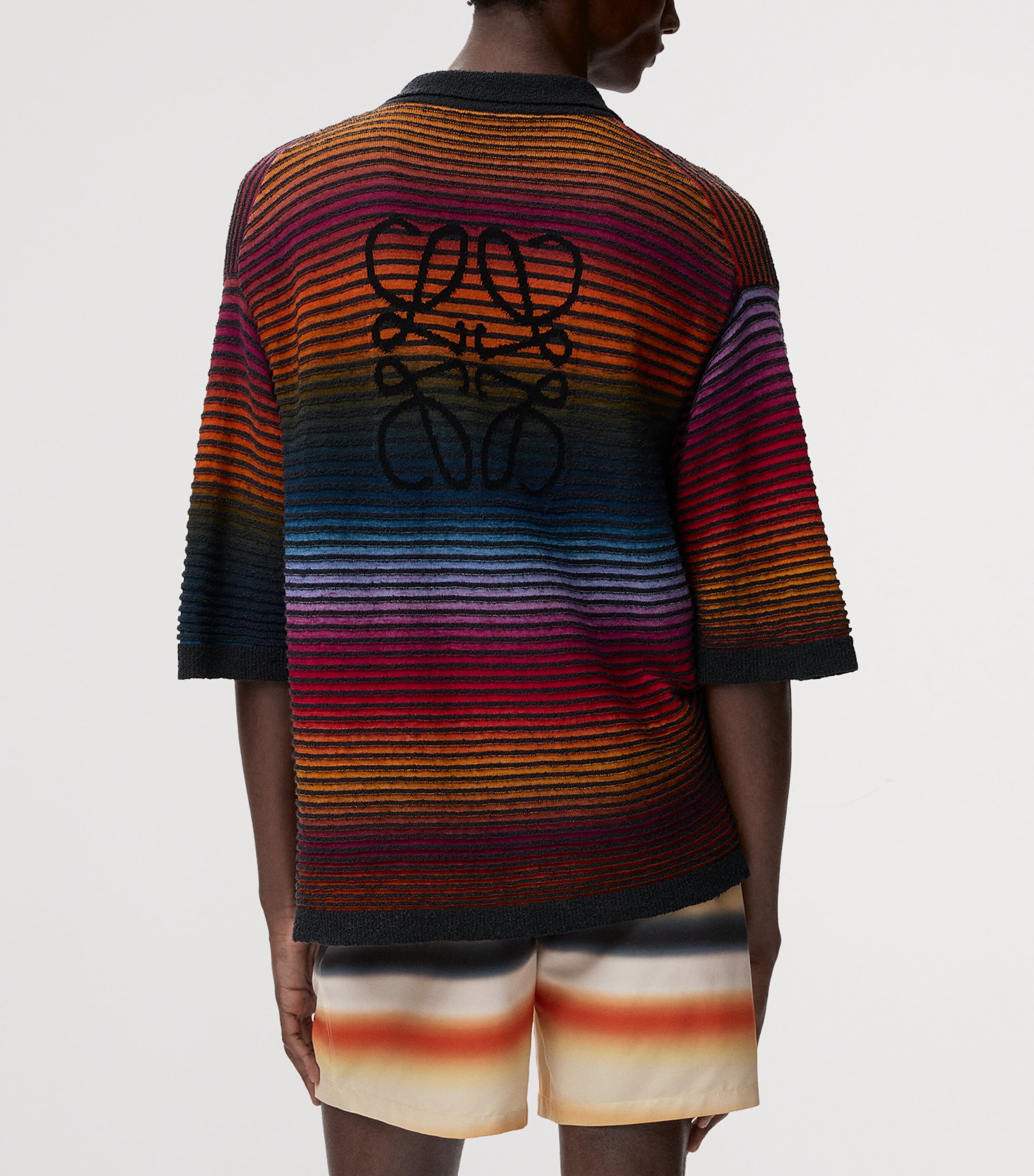 LOEWE Mens x Paula’s Ibiza Stripe Shirt Multicolor/black Image 4