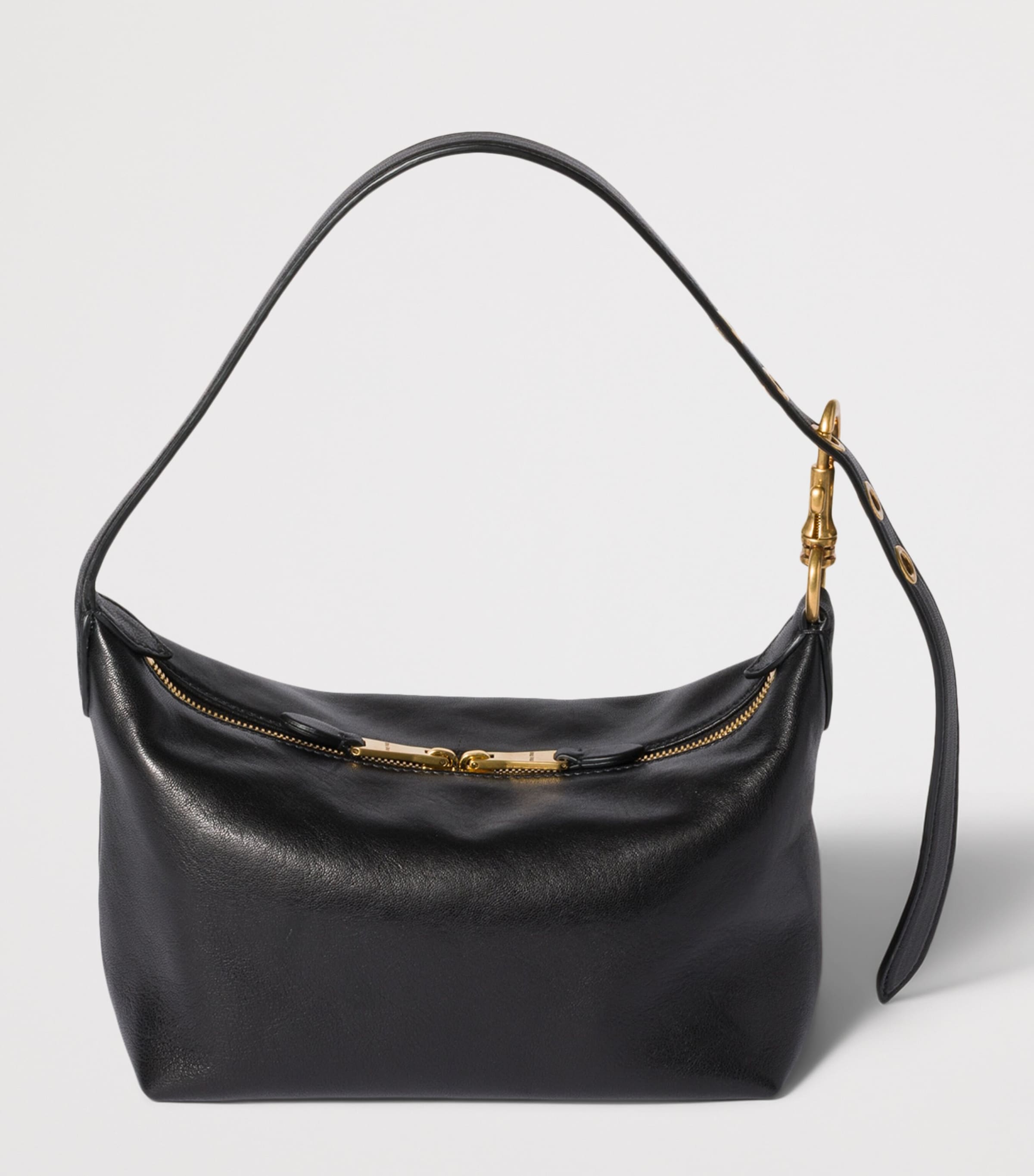 Miu Miu Small Nappa Leather Spirit Shoulder Bag Black Image 4