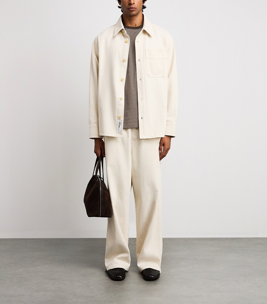A.P.C. Mens Organic Cotton Josh T-Shirt Caa Brown Image 2
