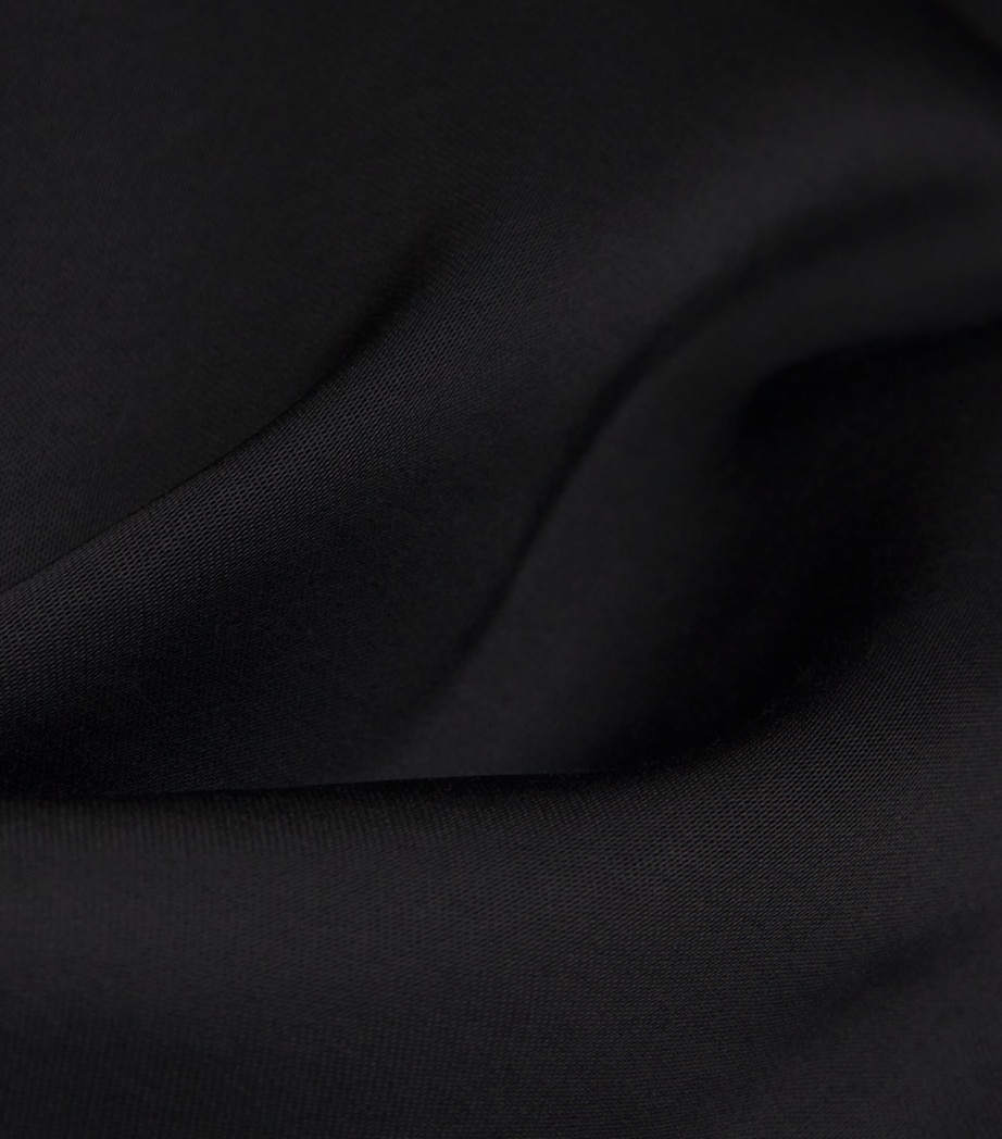 Crystal-Embellished Midi Dress BLACK Image 5