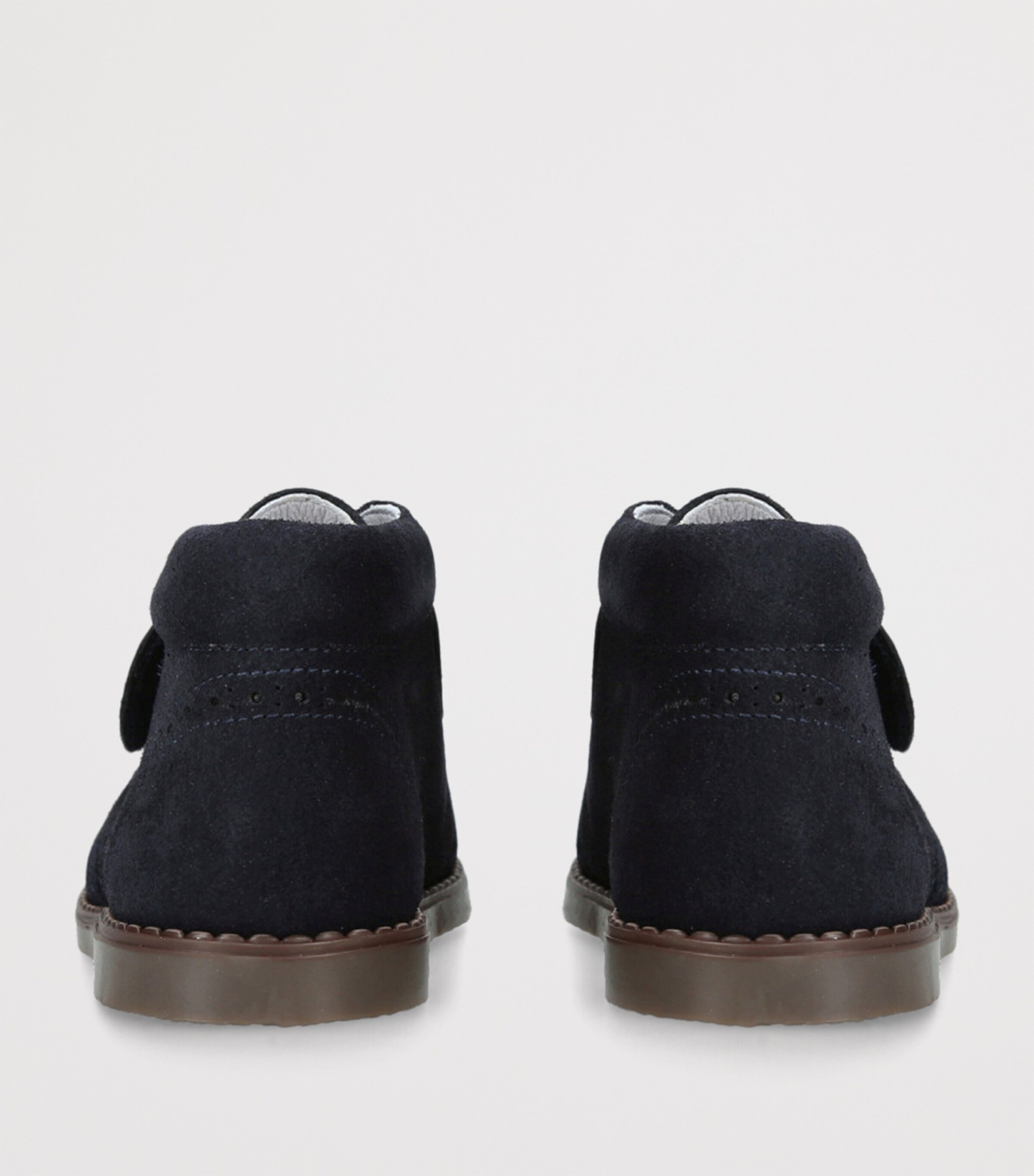 papouelli Suede Jimmy Boots Navy Image 2