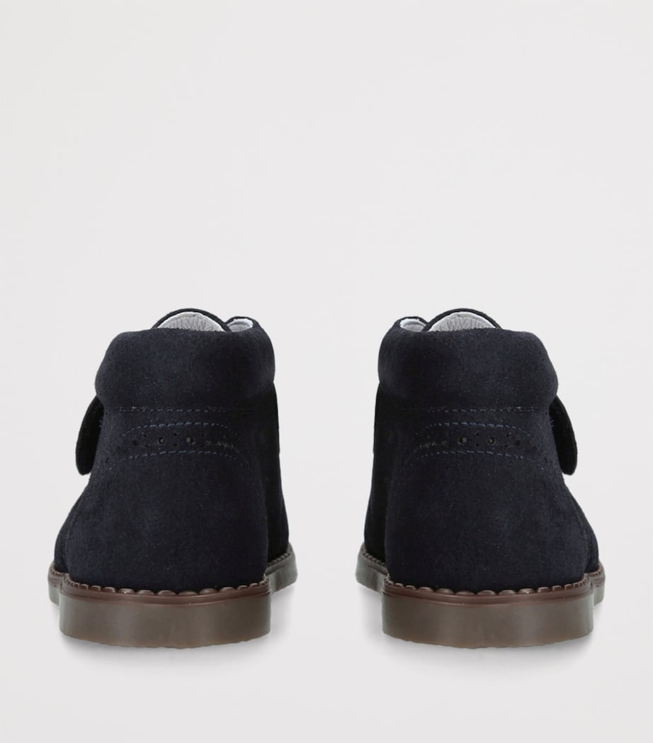 Suede Jimmy Boots NAVY Image 2