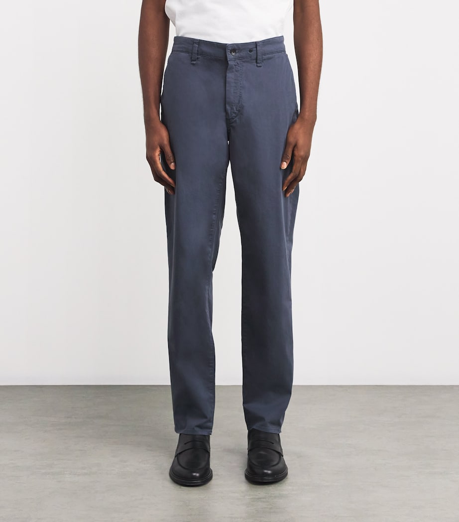 Stretch-Cotton Chinos INK BLUE Image 3