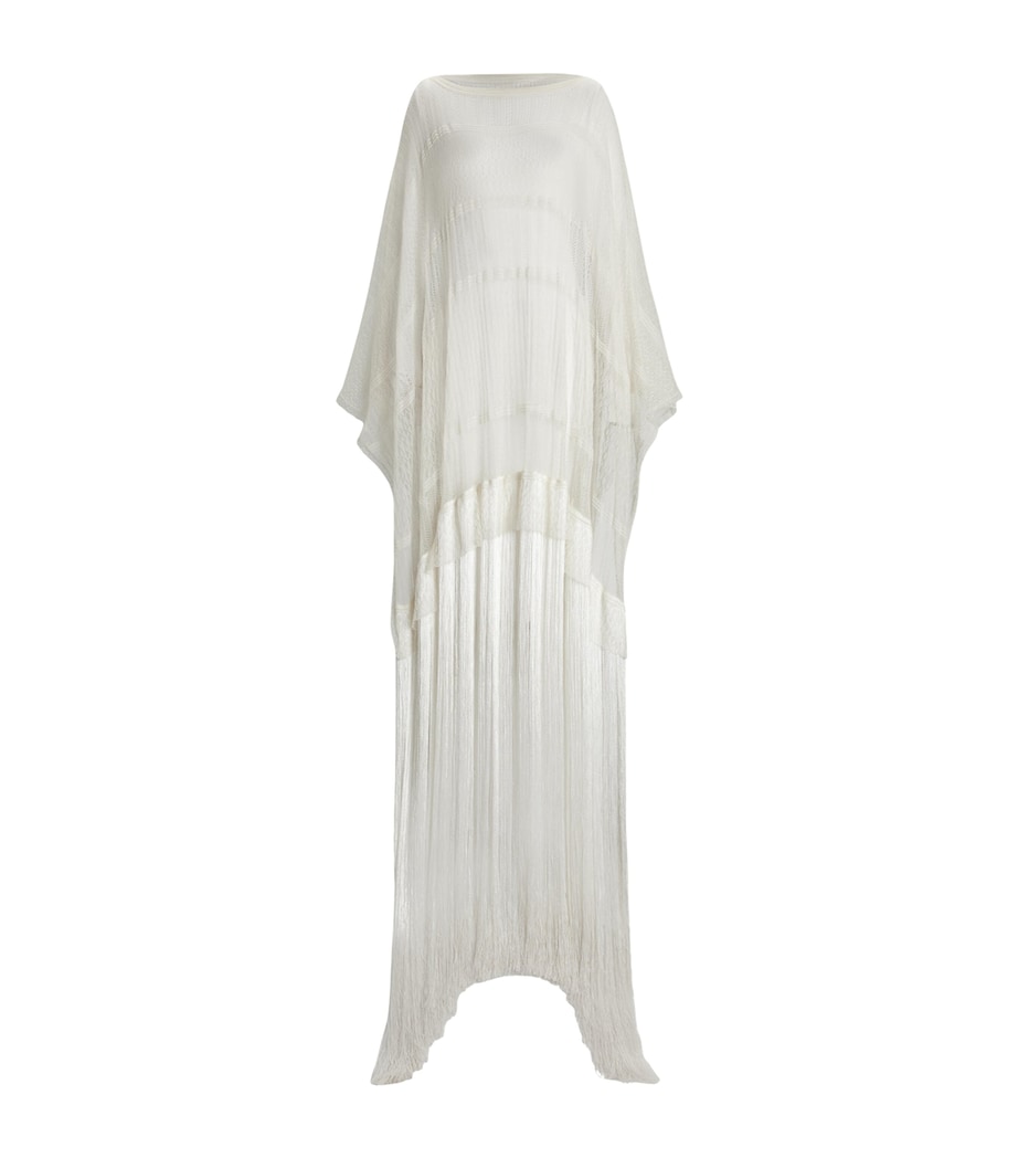Mulberry Silk Poncho LUX CREAM Image 1