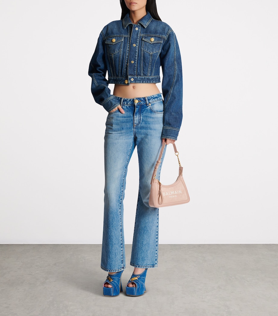 Flared Jeans 6FF BLEU JEAN Image 4