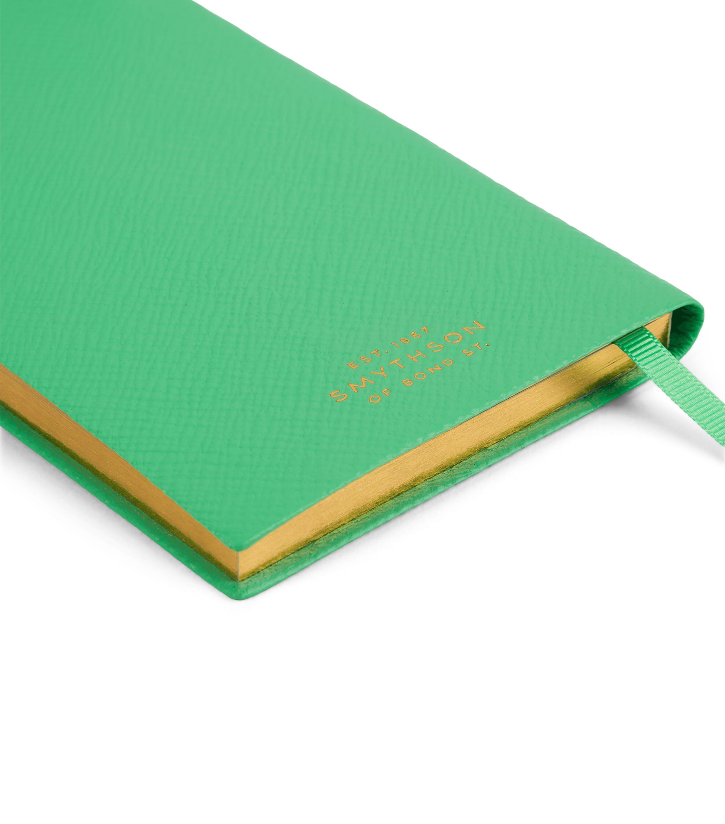 Smythson Leather Panama Notebook Shamrock Image 4