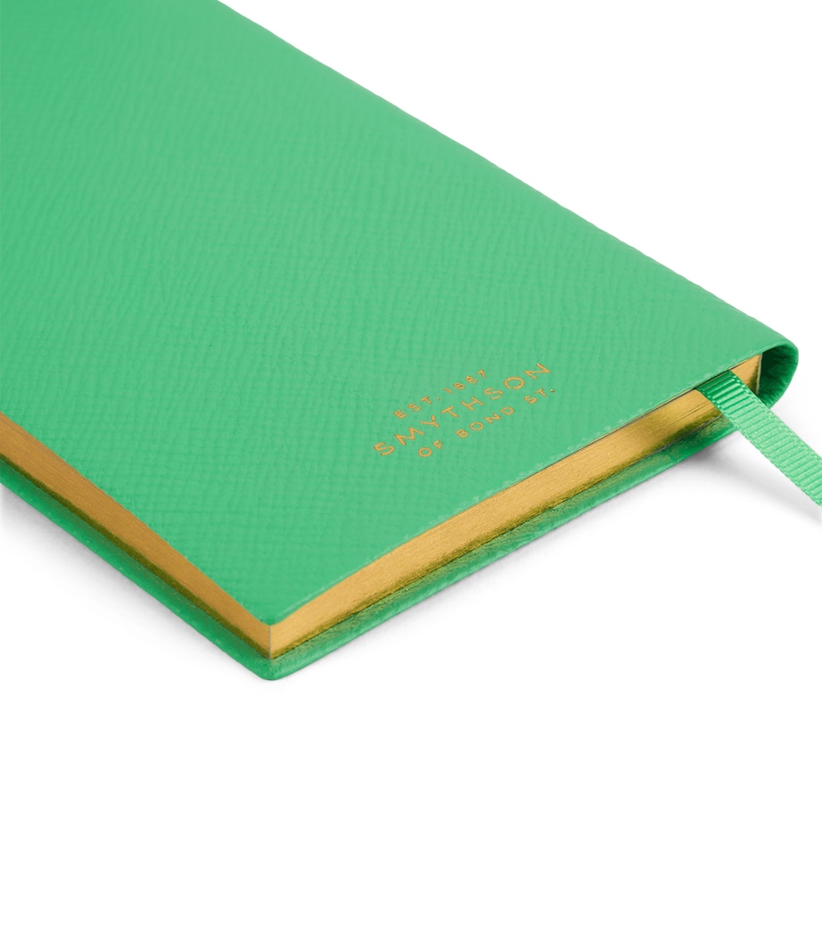 Smythson Leather Panama Notebook Shamrock Image 4