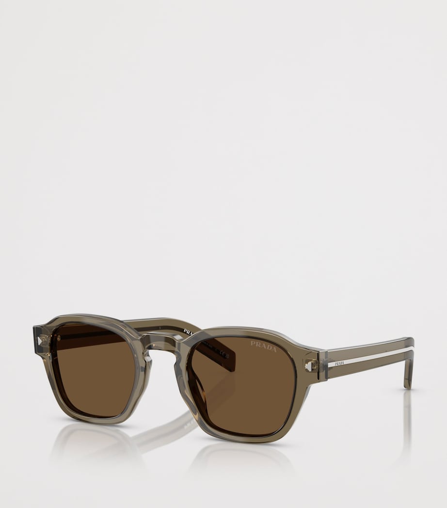 Prada Acetate Phantos Sunglasses Beige Image 2