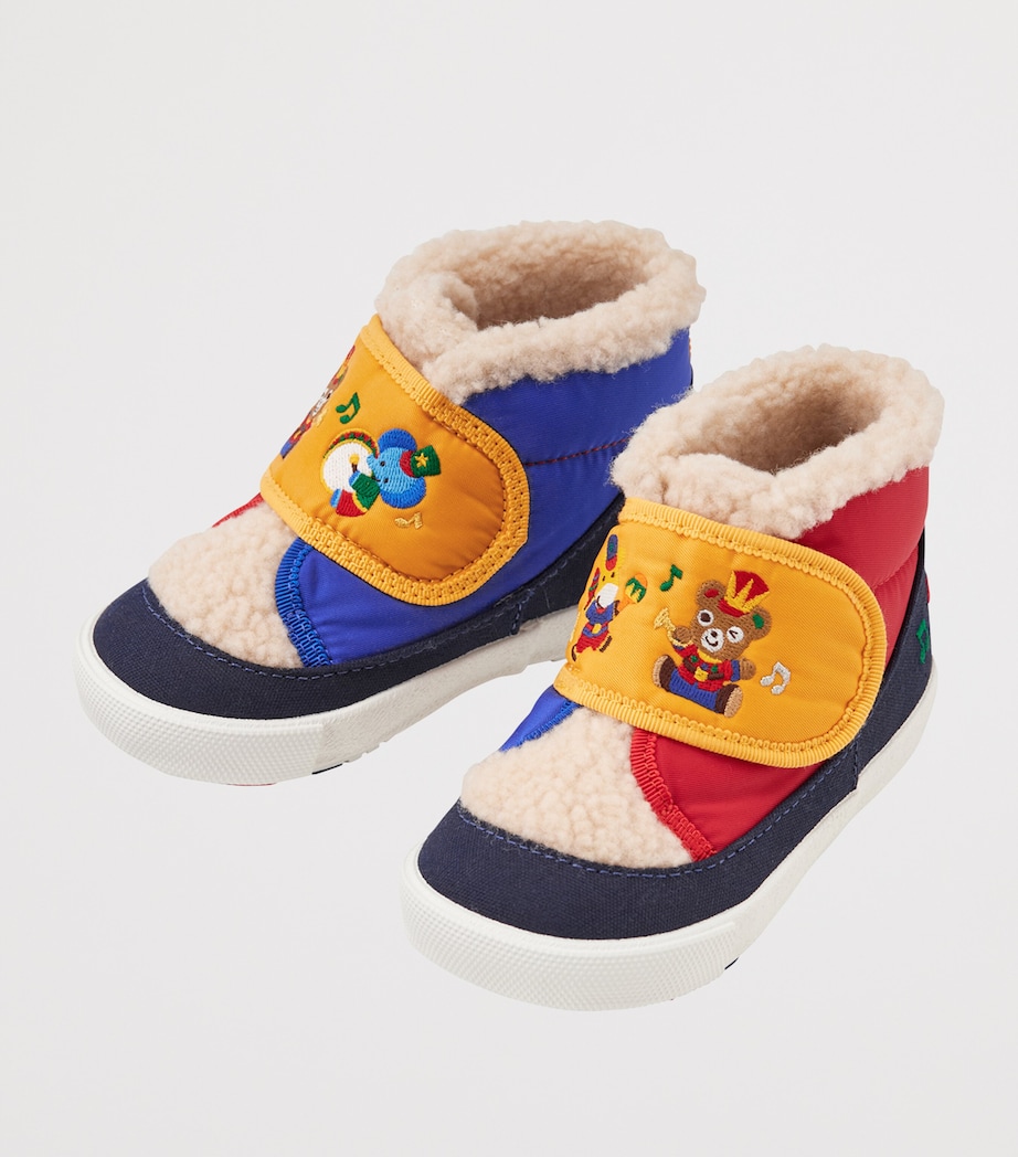 Miki House Embroidered Velcro Sneakers Image 2