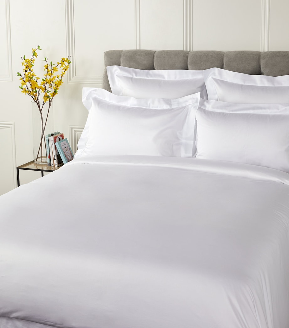 Amanda Super King Fitted Sheet (180cm x 200cm) WHITE 100 Image 2