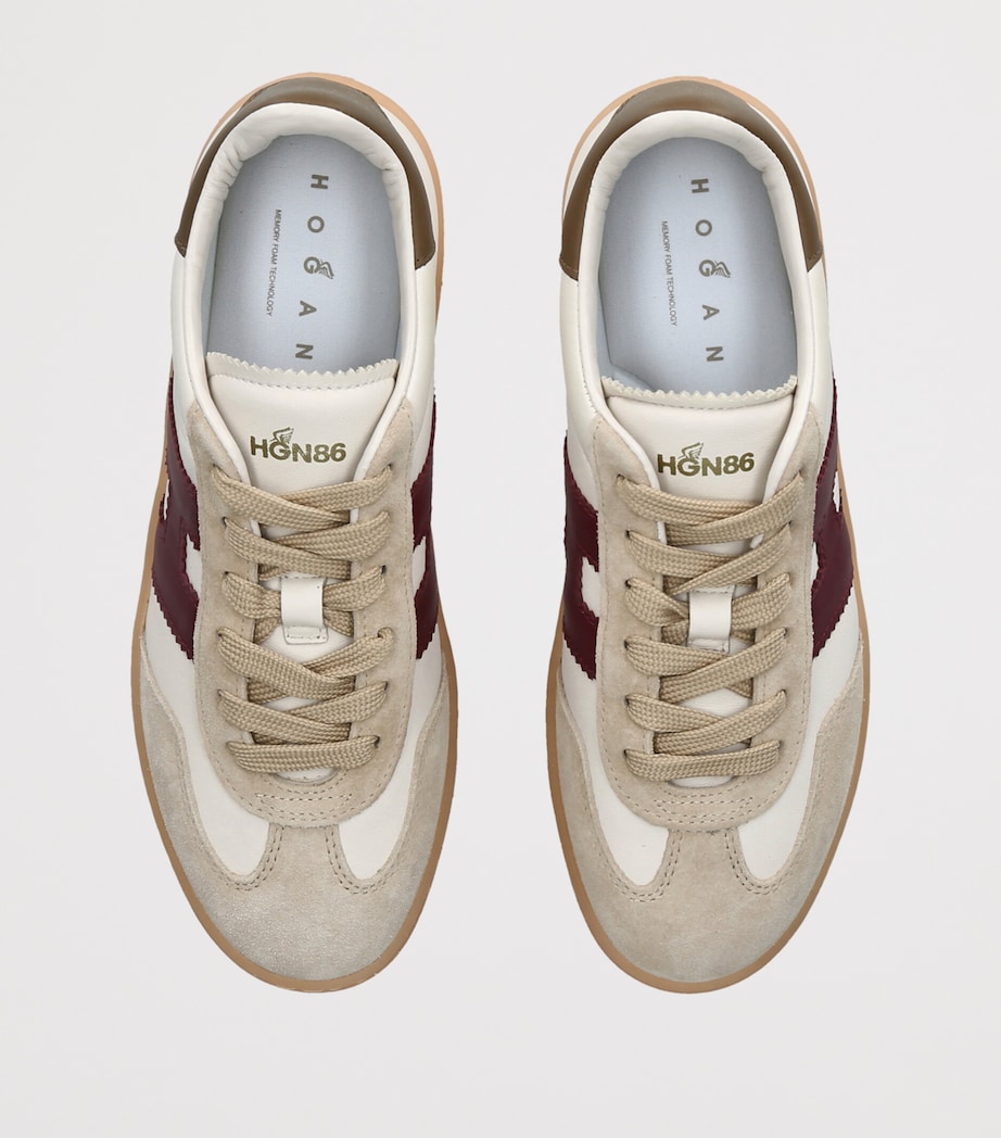 Hogan Leather Cool Sneakers White/red Image 3