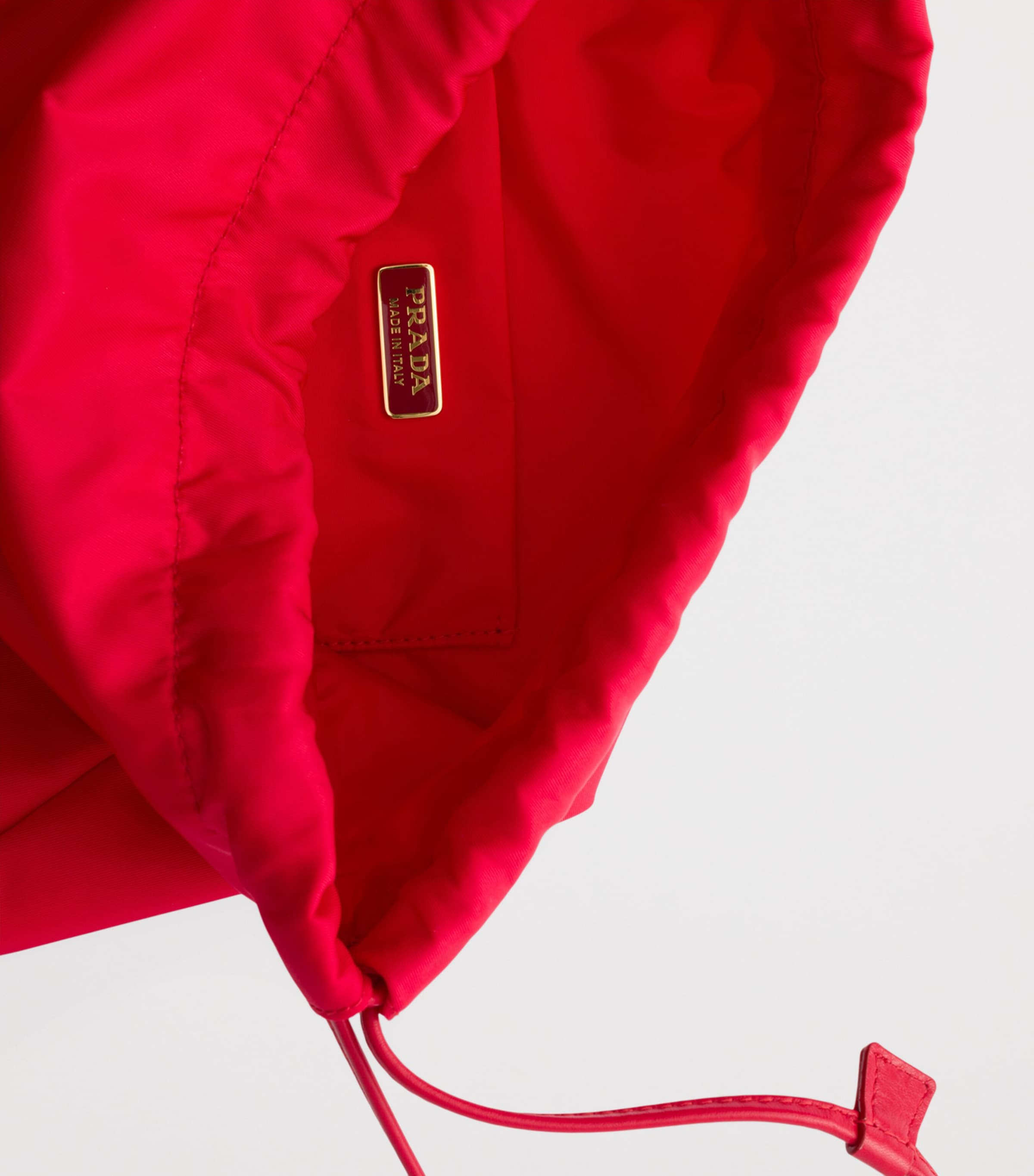 Prada Re-Nylon Wish Pouch Red Image 4