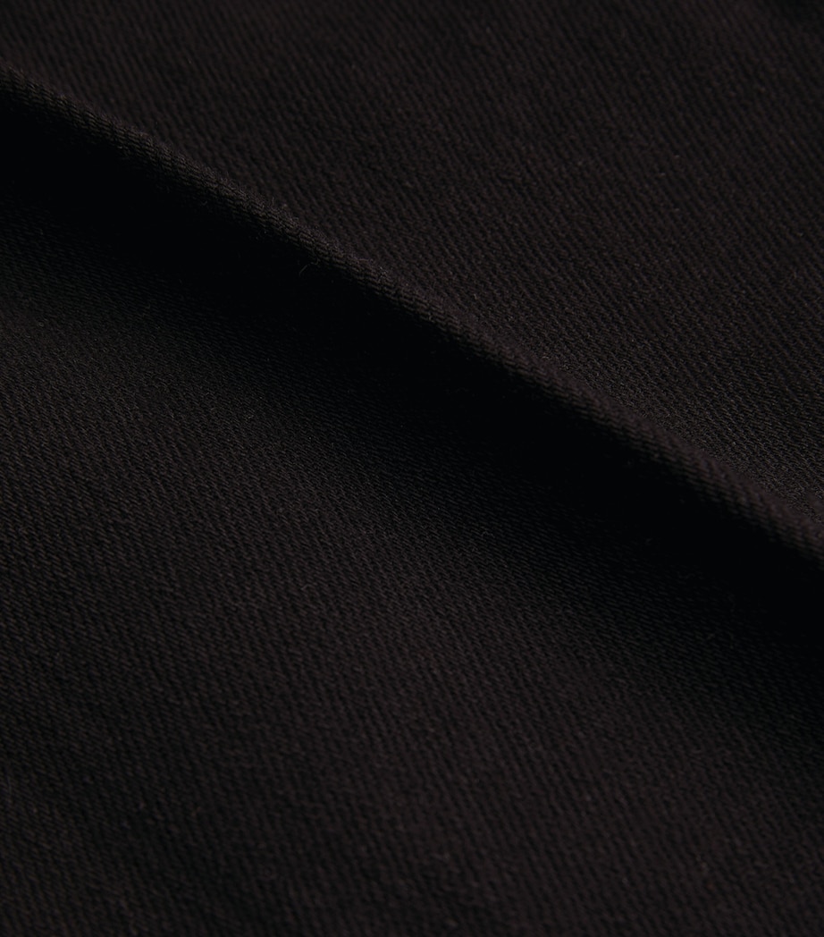 Kendra Cropped Flared Jeans BLACK Image 5