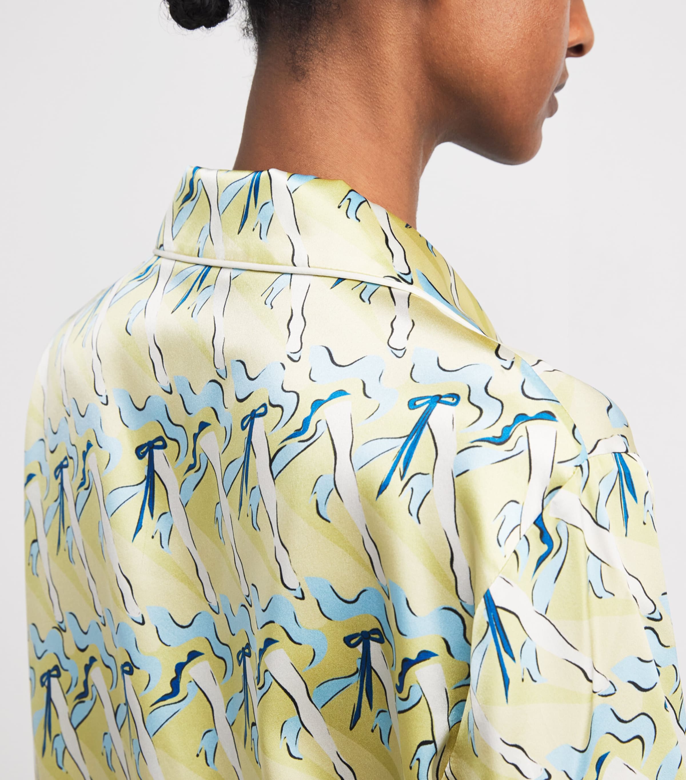 Silk Can-Can Lila Pyjama Set LOULOU Image 4