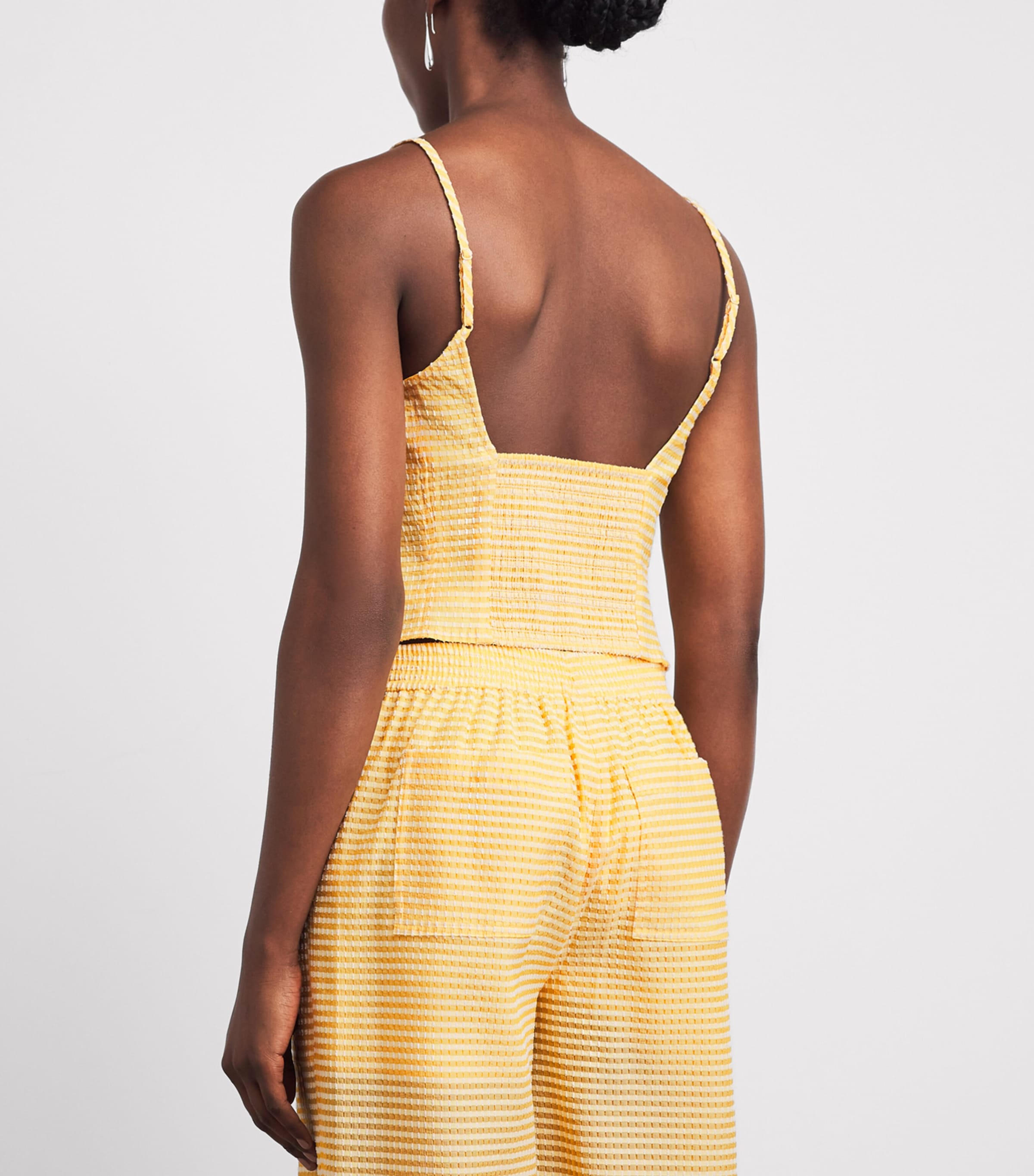 Simkhai Womens Lenora Bustier Top Mango Image 5