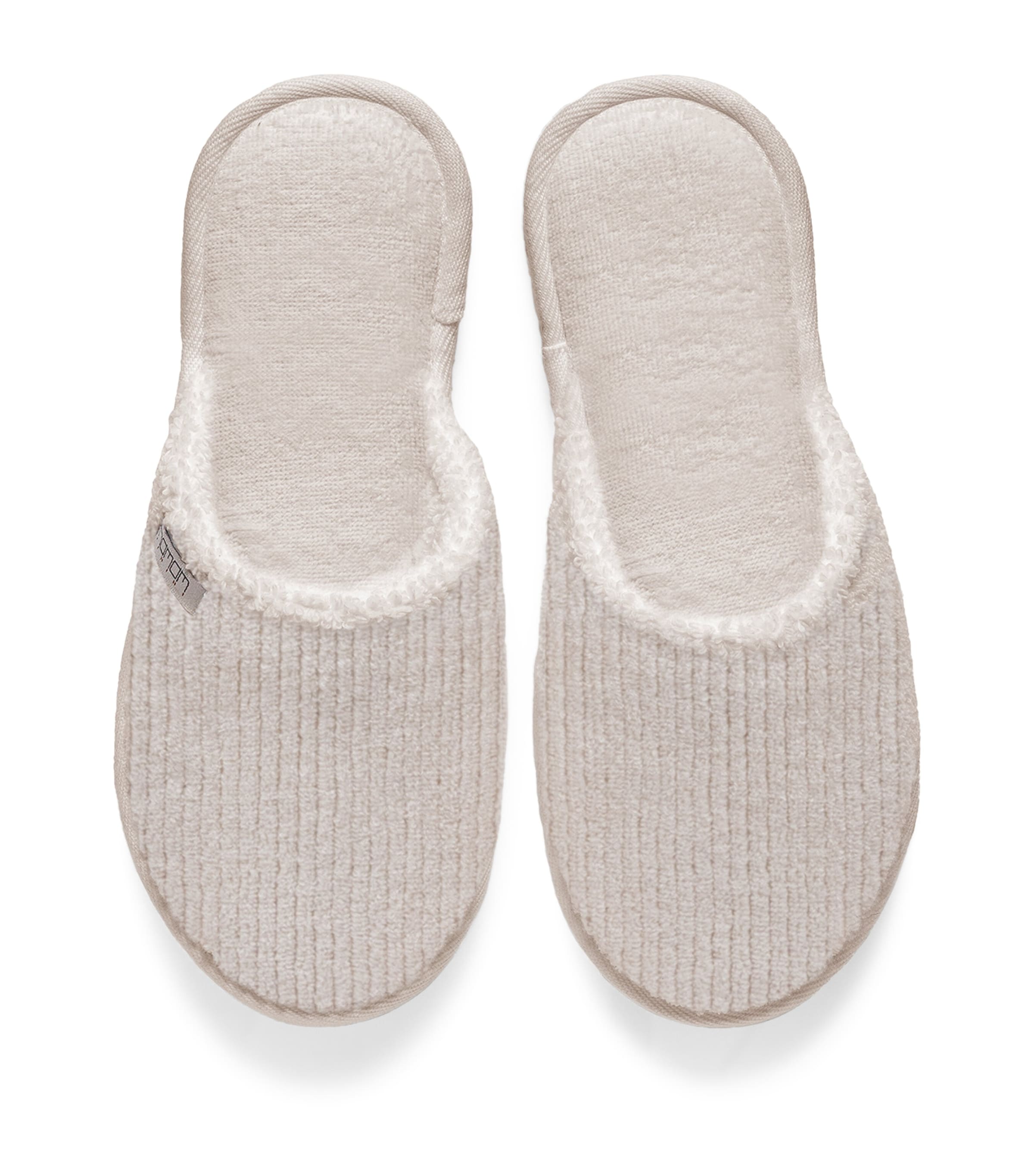 Hamam Organic Cotton Raya Slippers In Neutral