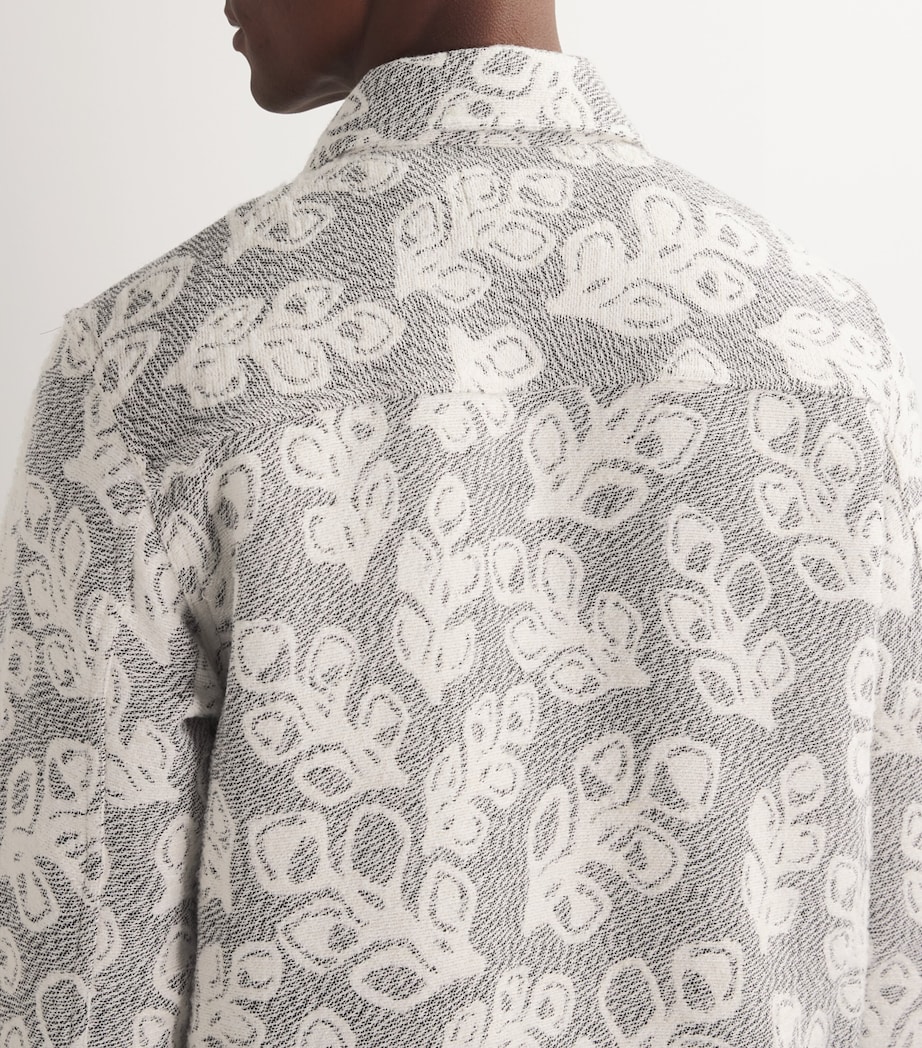 Jacquard Rahim Jacket BLACK MELANGE #793 Image 6