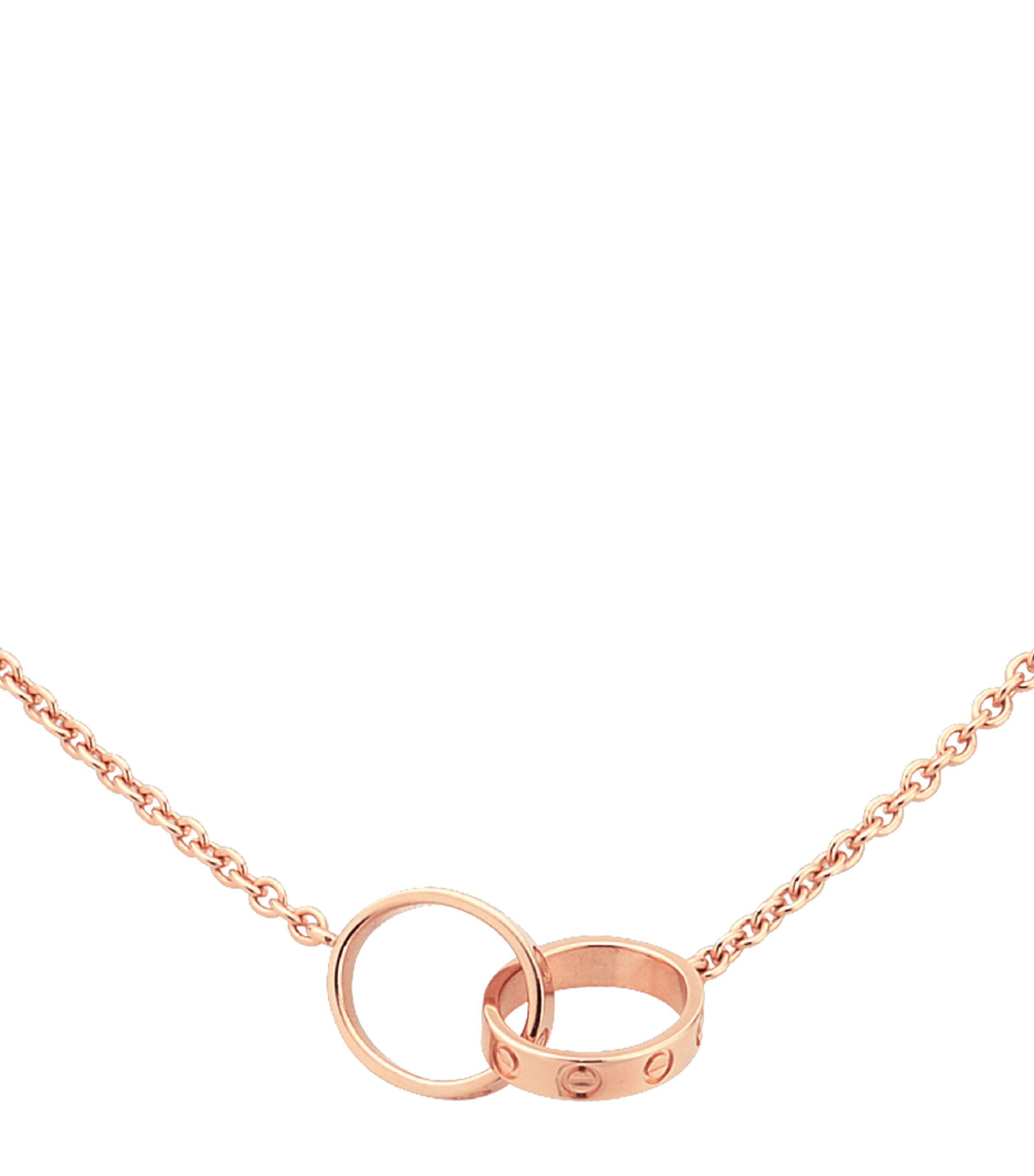 Rose Gold LOVE Necklace ROSE GOLD Image 5