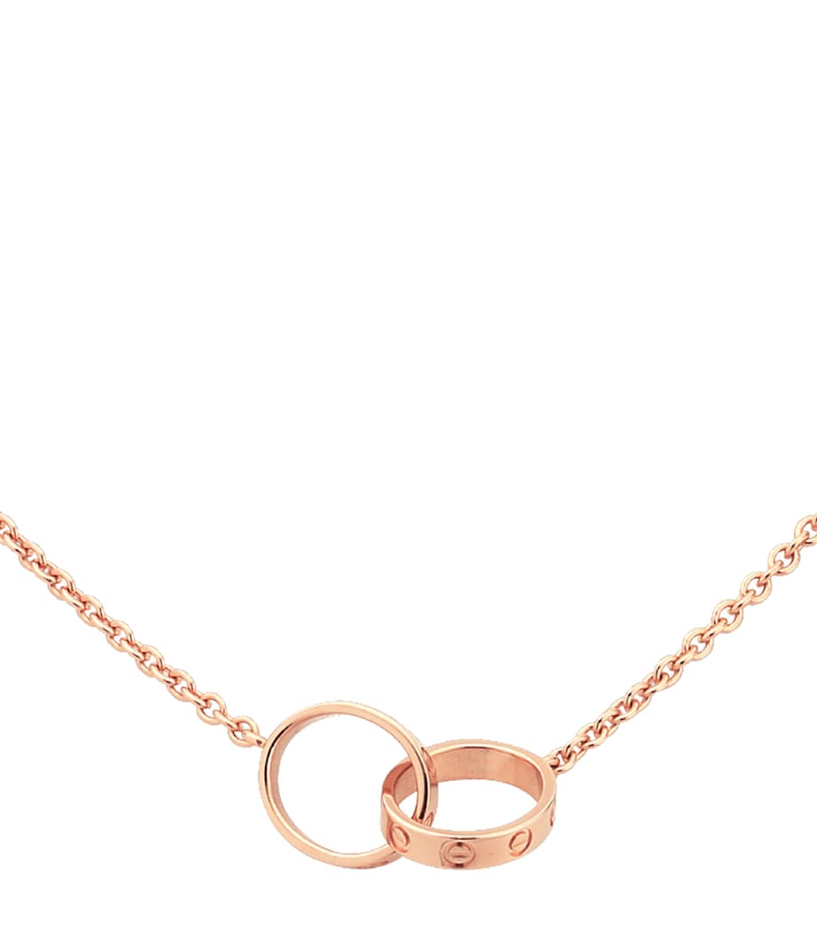 Rose Gold LOVE Necklace ROSE GOLD Image 5