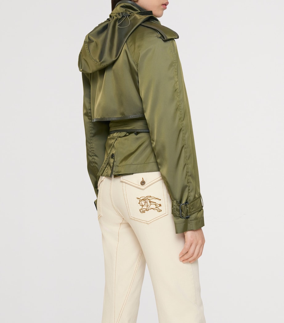 Slim Trench Jacket TENT GREEN Image 5