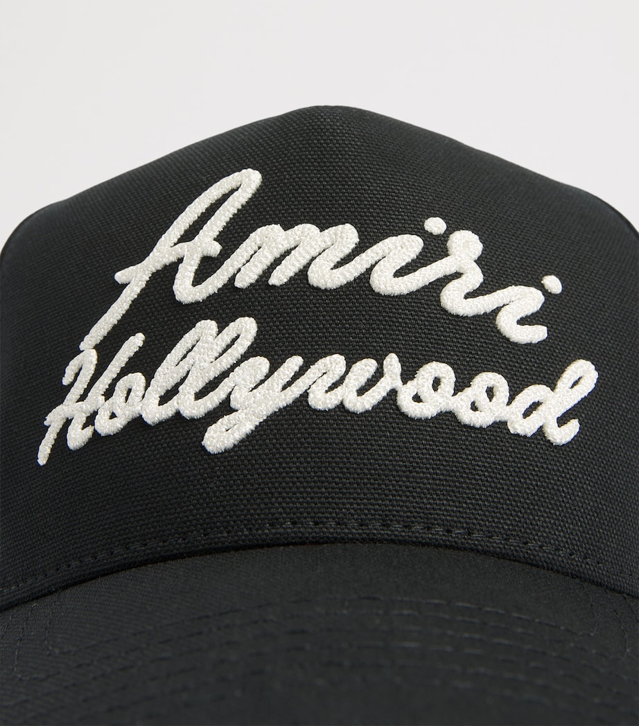 AMIRI Canvas Hollywood Baseball Cap Black Image 3