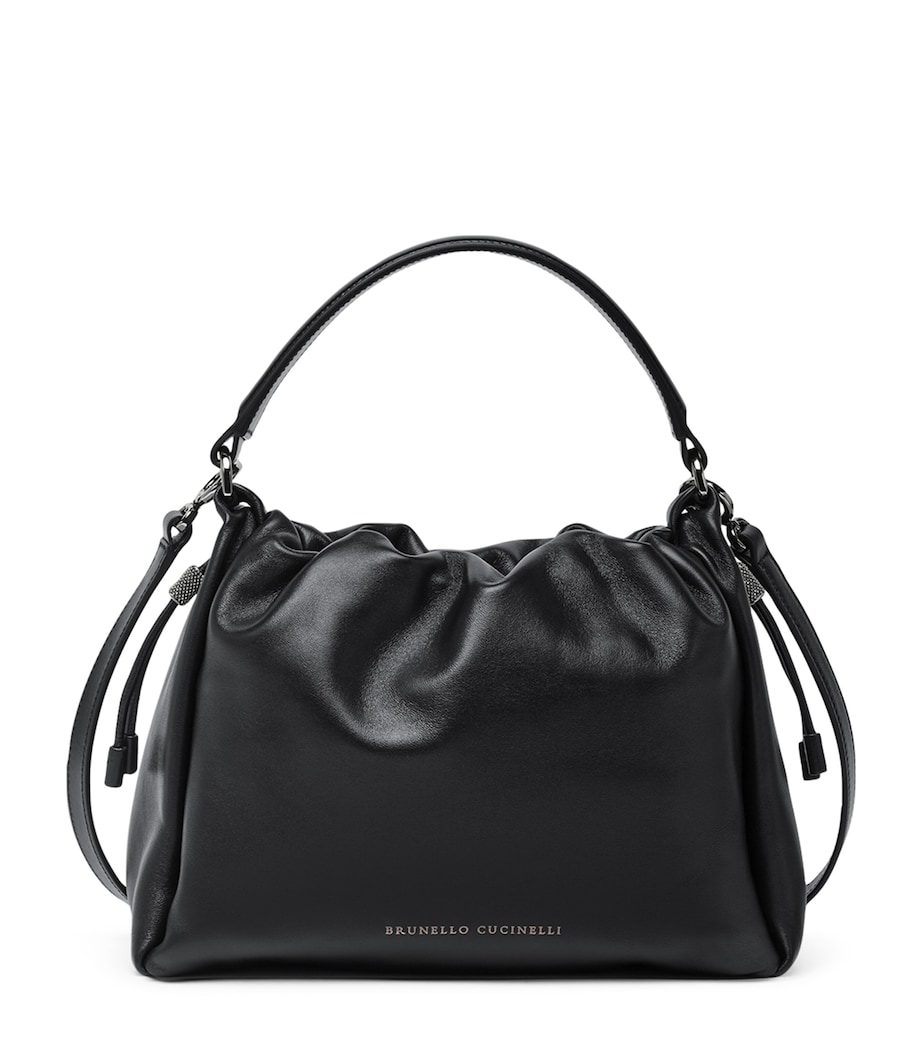 Small Leather Mellow Bucket Bag C101 Image 1