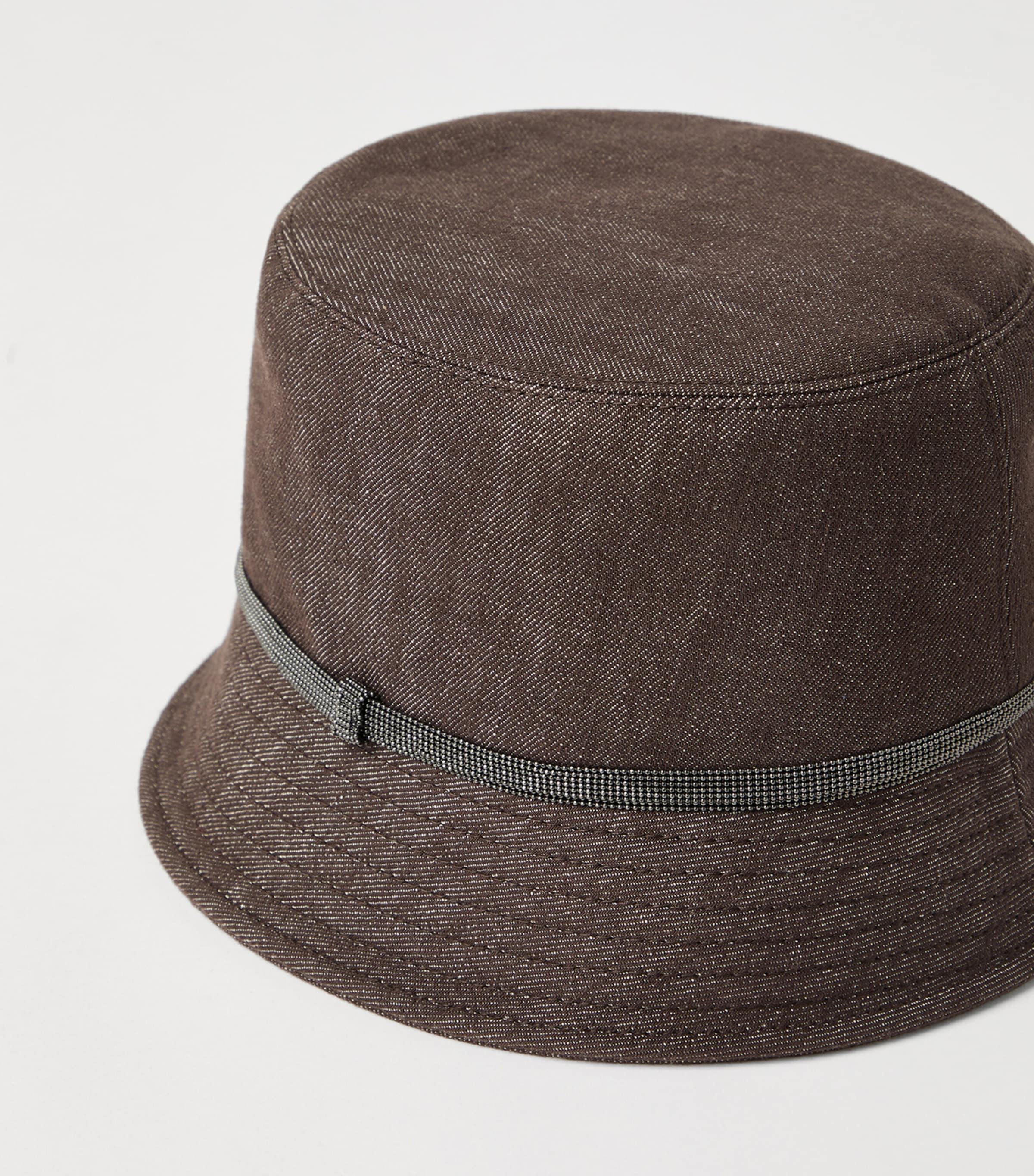 Cotton Denim-Effect Bucket Hat C003 Image 3