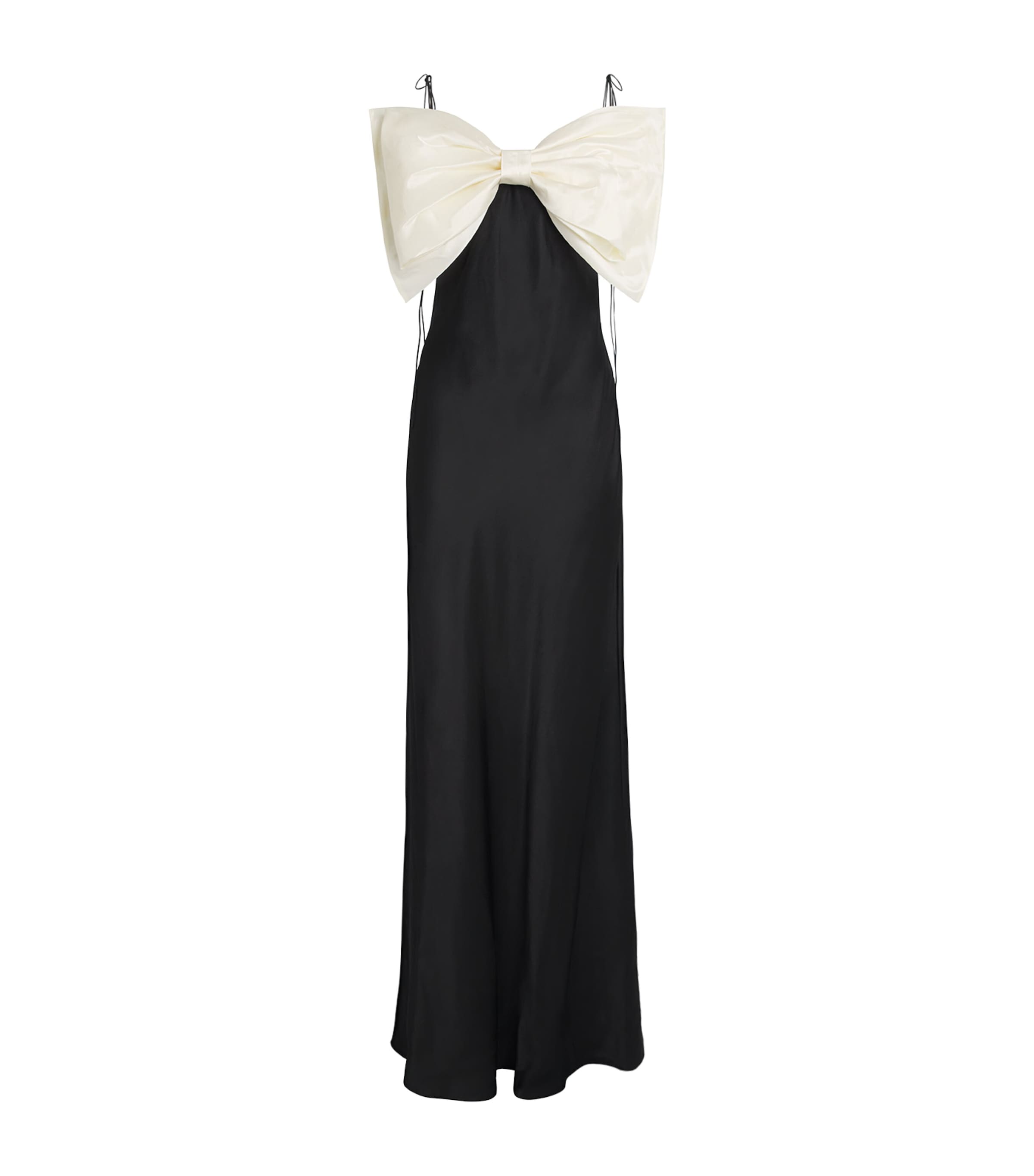 Anna October Bow-detail Flavia Maxi Dress