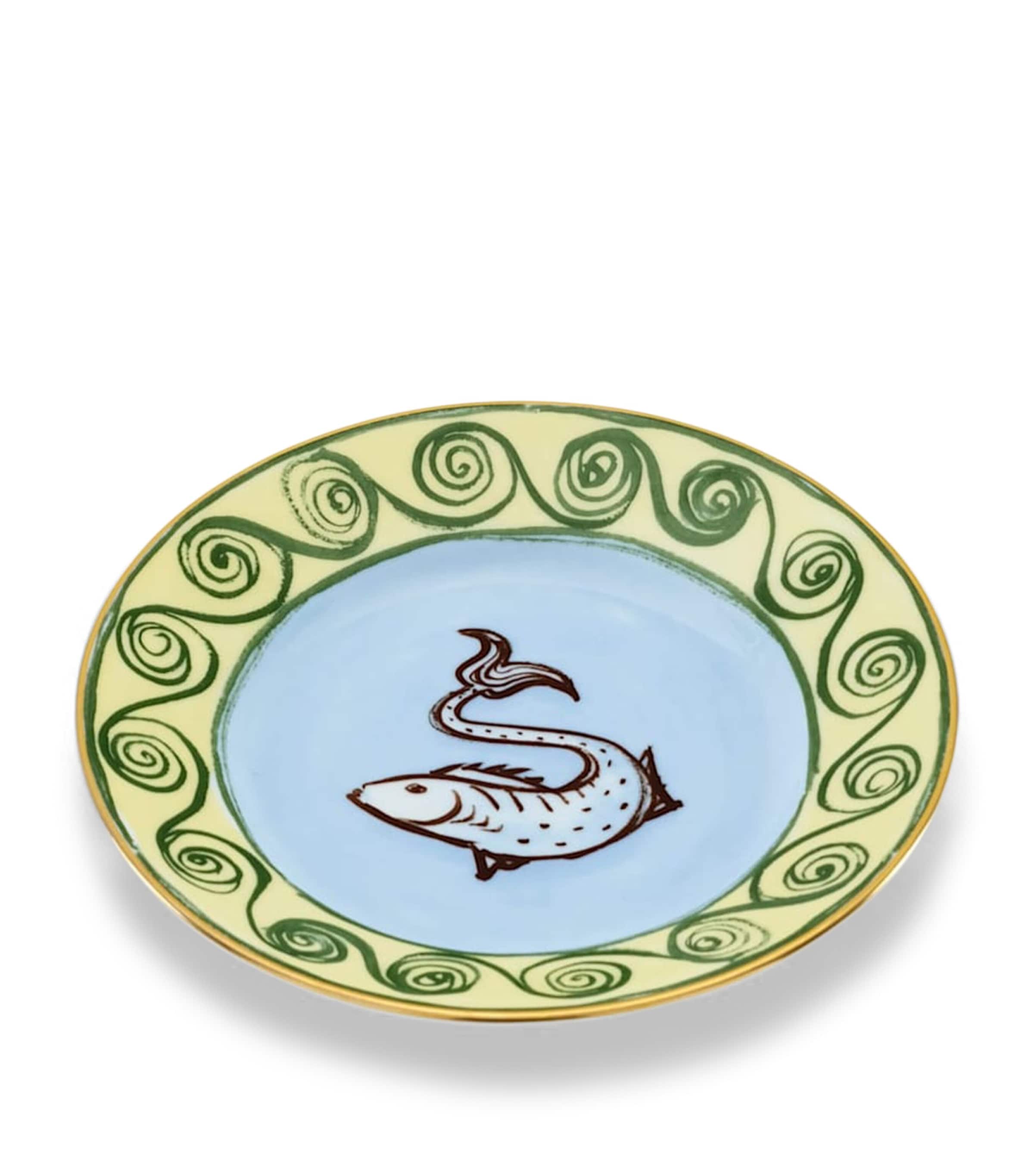 Porcelain Il Viaggio di Nettuno Bread Plate (16cm) G00135002 Image 4