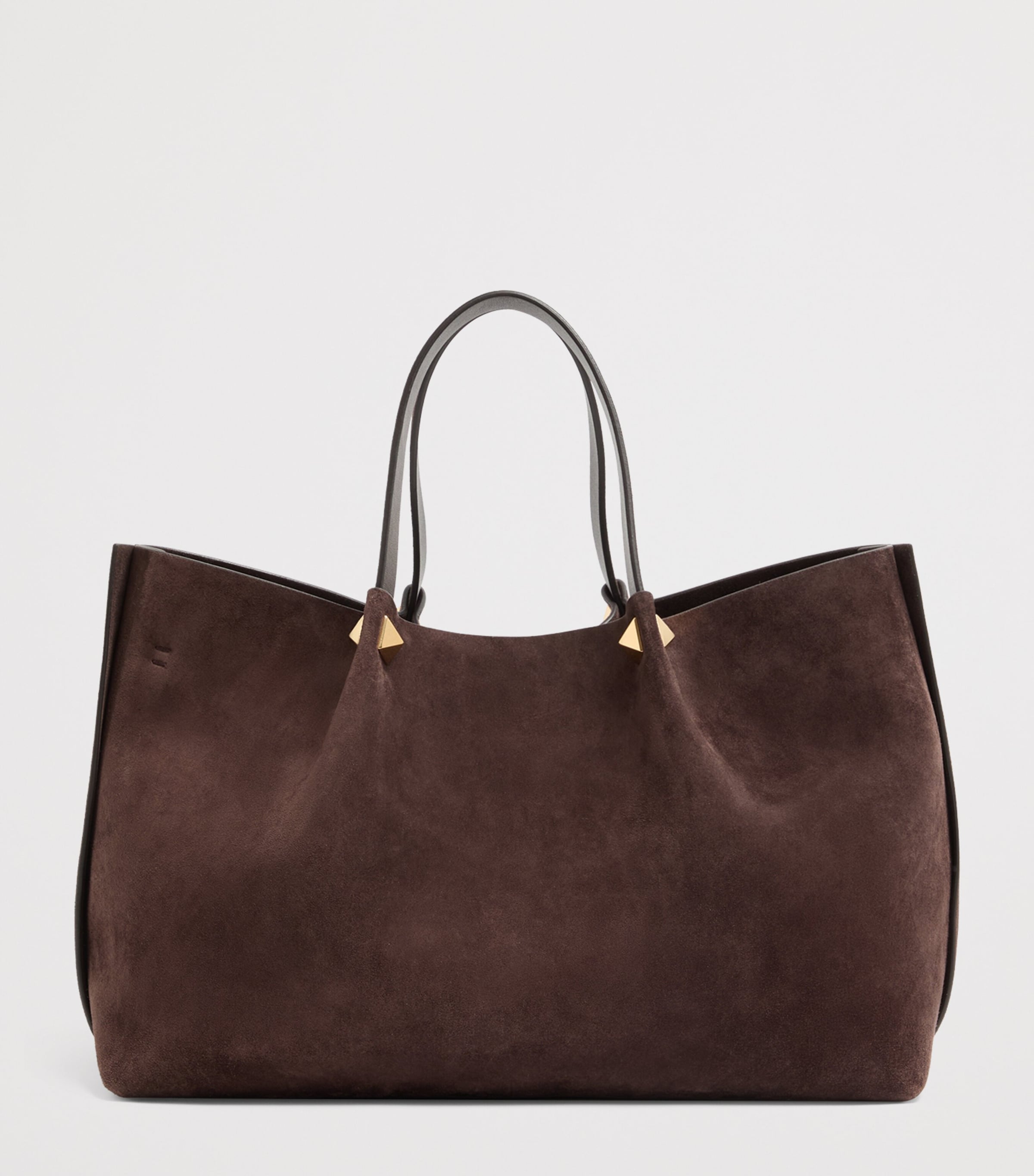Valentino Garavani Large Suede VLogo Signature Tote Bag Image 4