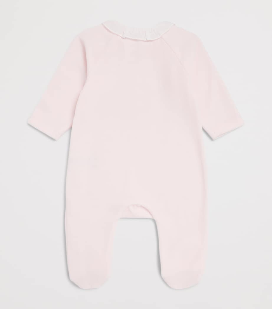 Tartine et Chocolat Cotton-Blend Embroidered All-In-One (0-18 Months) Pâle Image 2