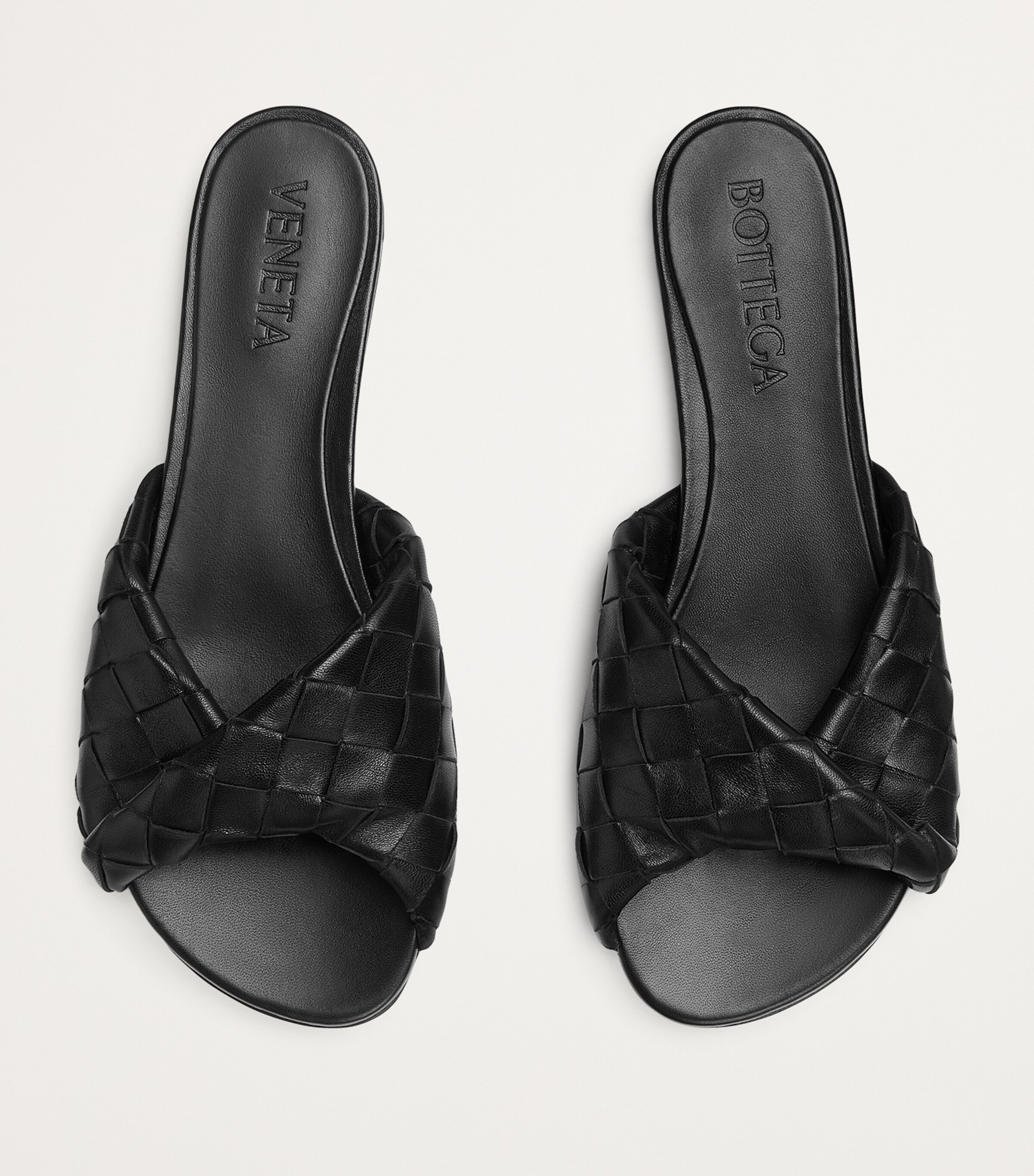 Lambskin Intrecciato Blink Mules 1000 Image 4